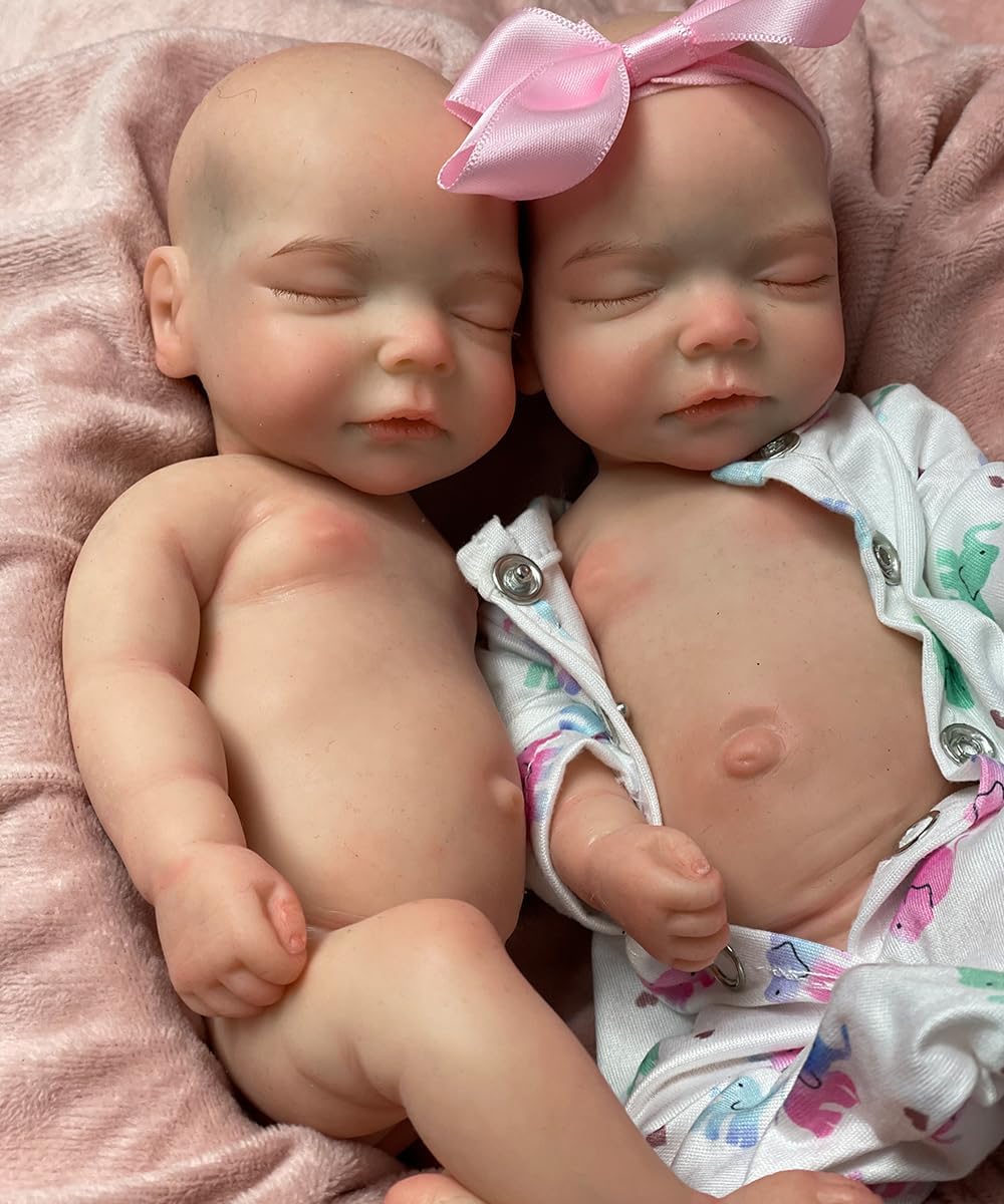 Abenduot 10inch Realistic Silicone Reborn Baby Doll