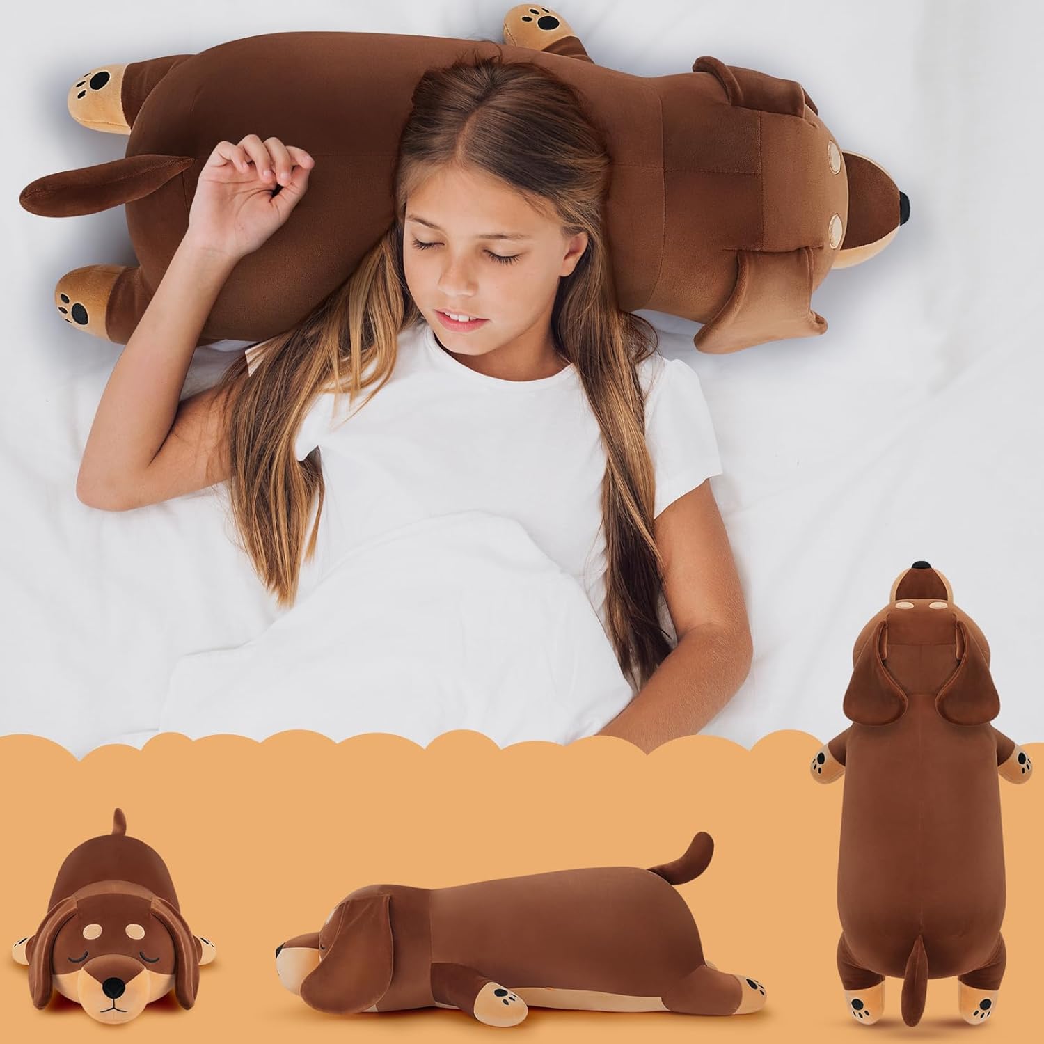 30 Giant Dachshund Dog Plush Stuffed Animal