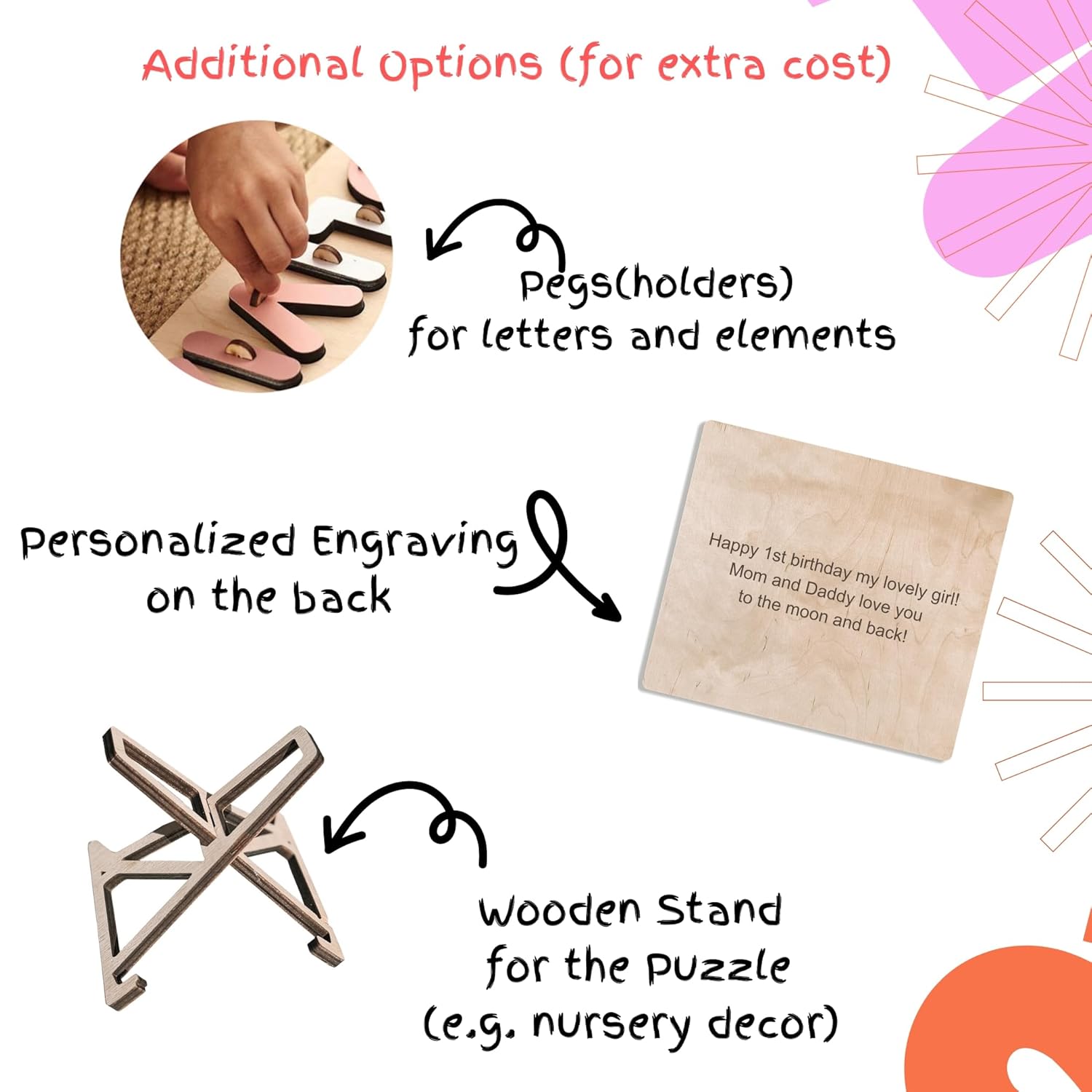 Agukids Personalized Baby Name Puzzle