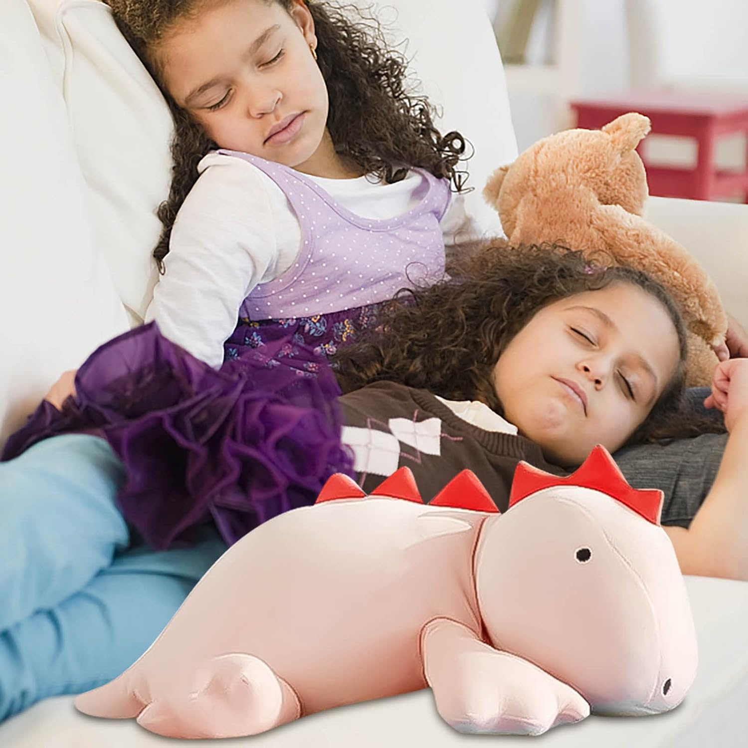 OSOCU 14 LB Weighted Stegosaurus Plush Pillow