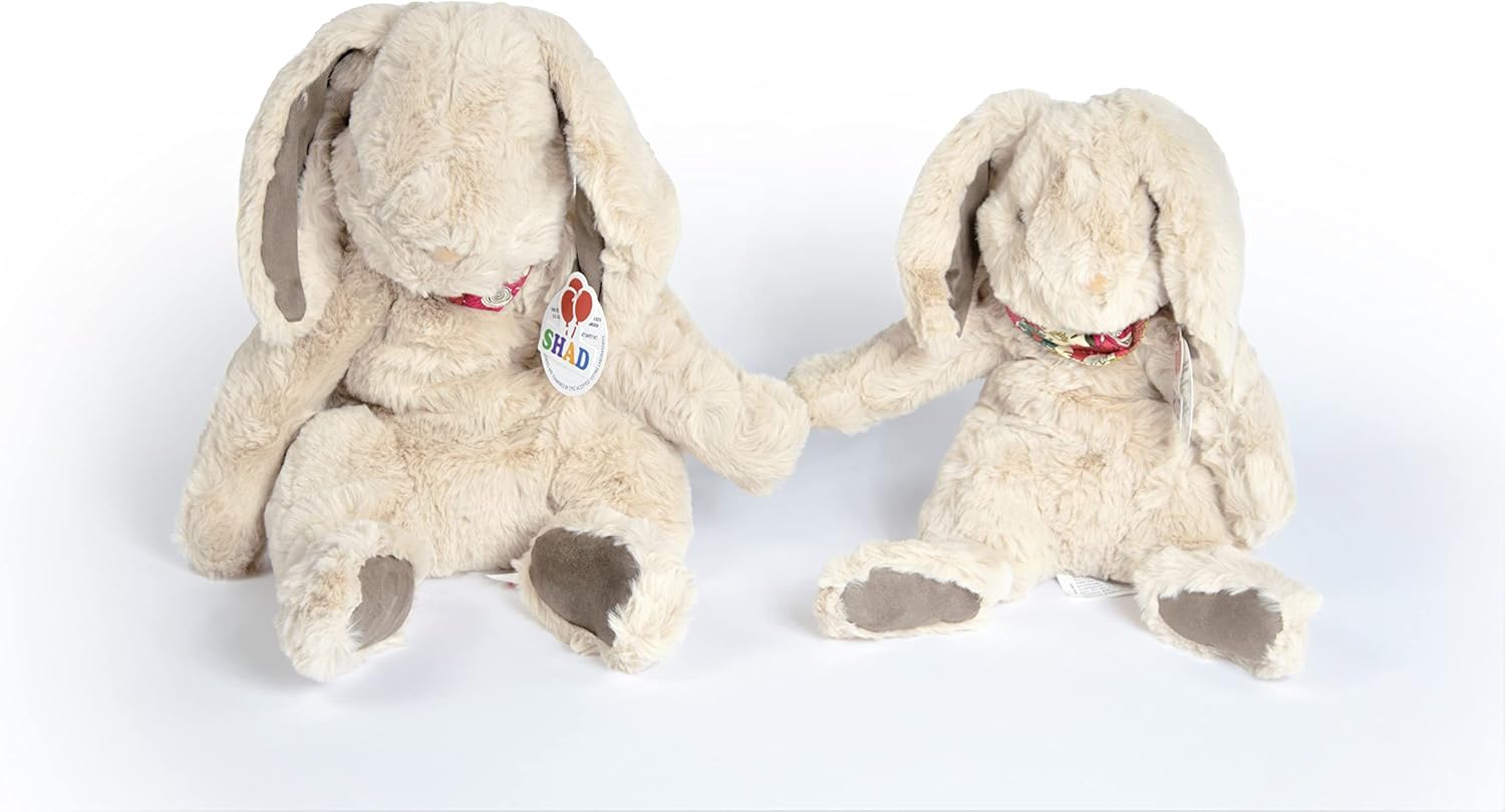 SHAD Easter Bunny Plush Toy - Soft Cuddly Rabbit with Floppy Ears