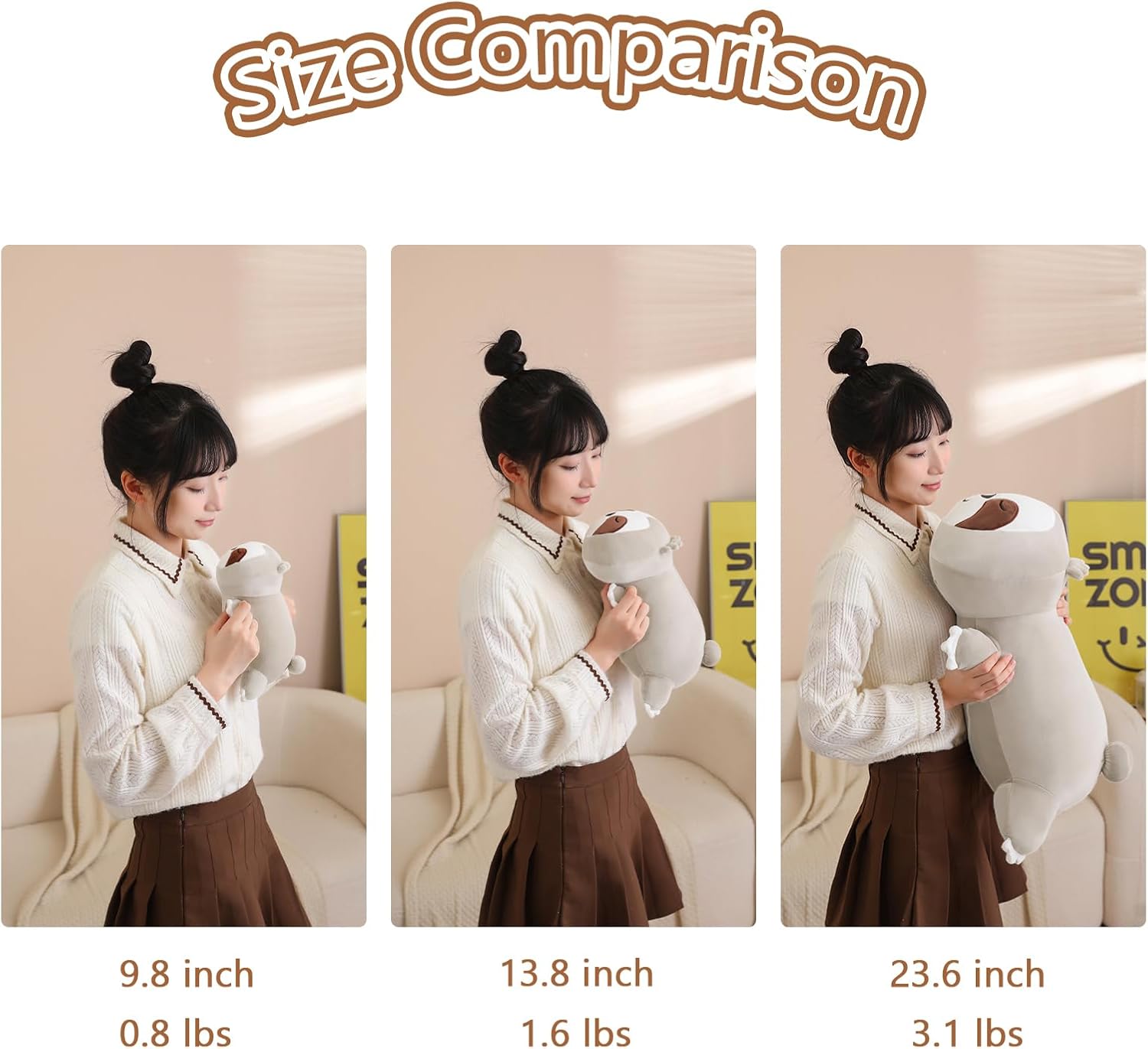SQEQE Weighted Sloth Plush 236 Inch 31 Lbs