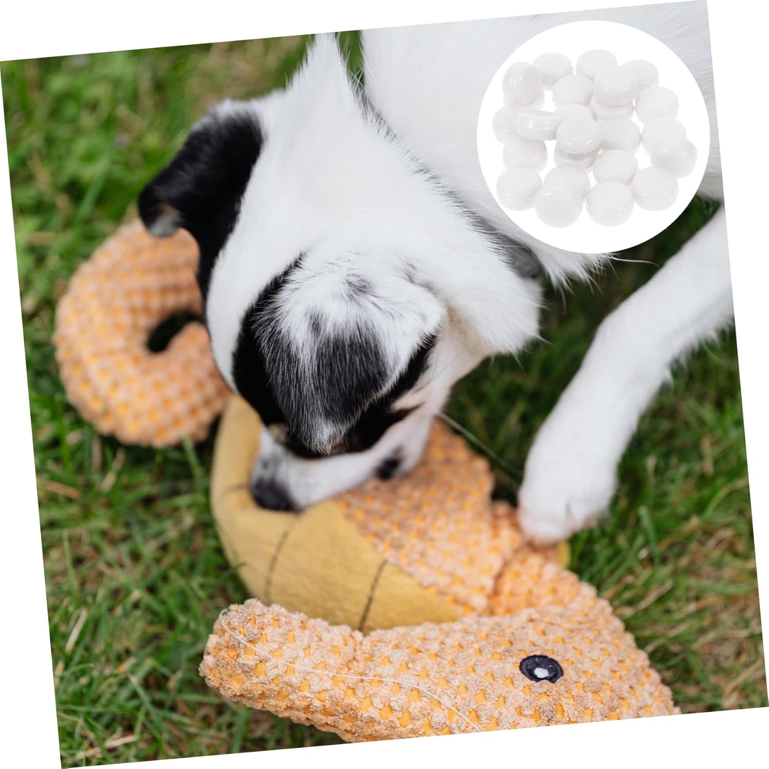 HOMSFOU Rattle Set for Plush Dolls and Baby Toys