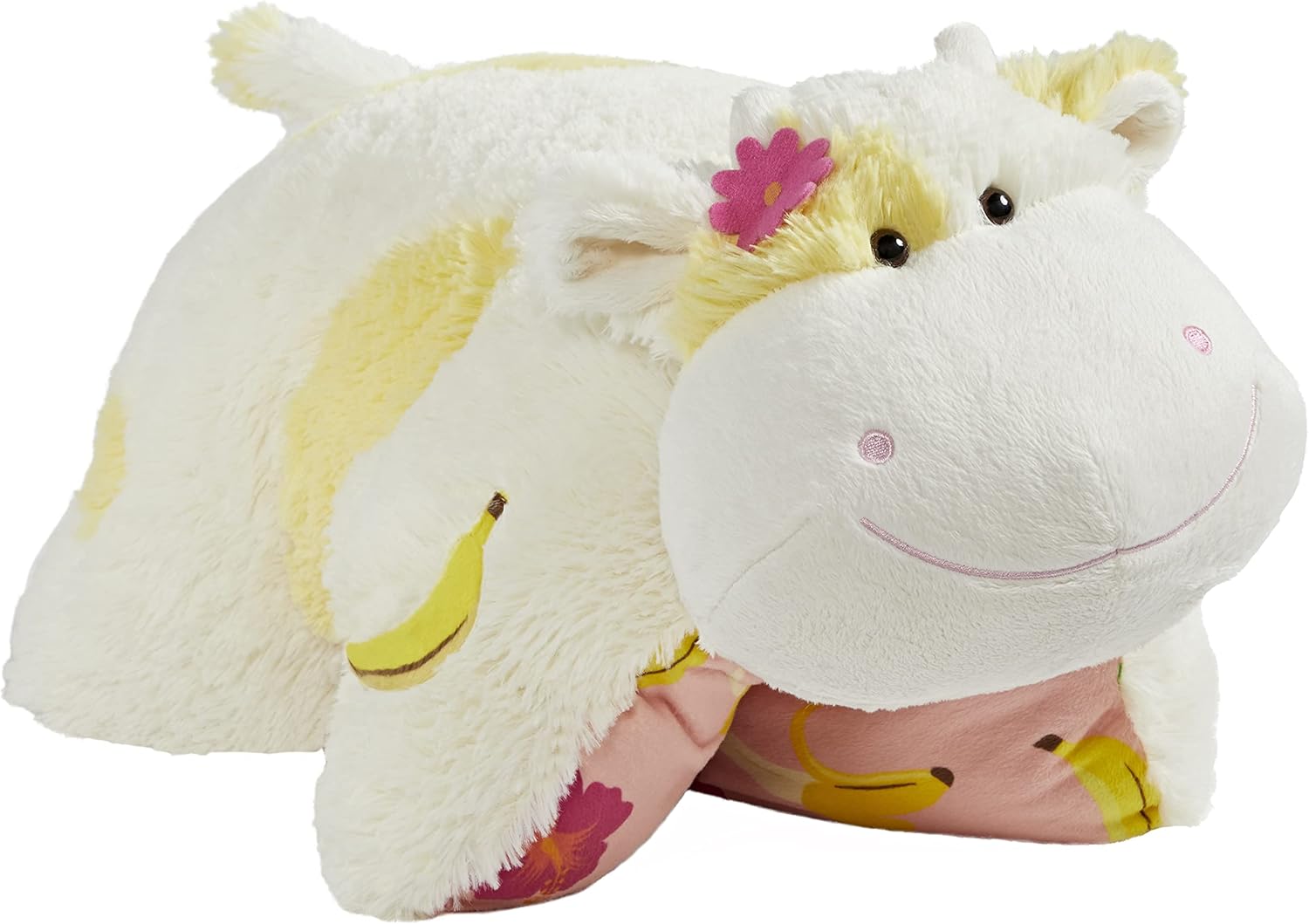 Pillow Pets Sweet Scented Banana Cow Plush Pillow Toy