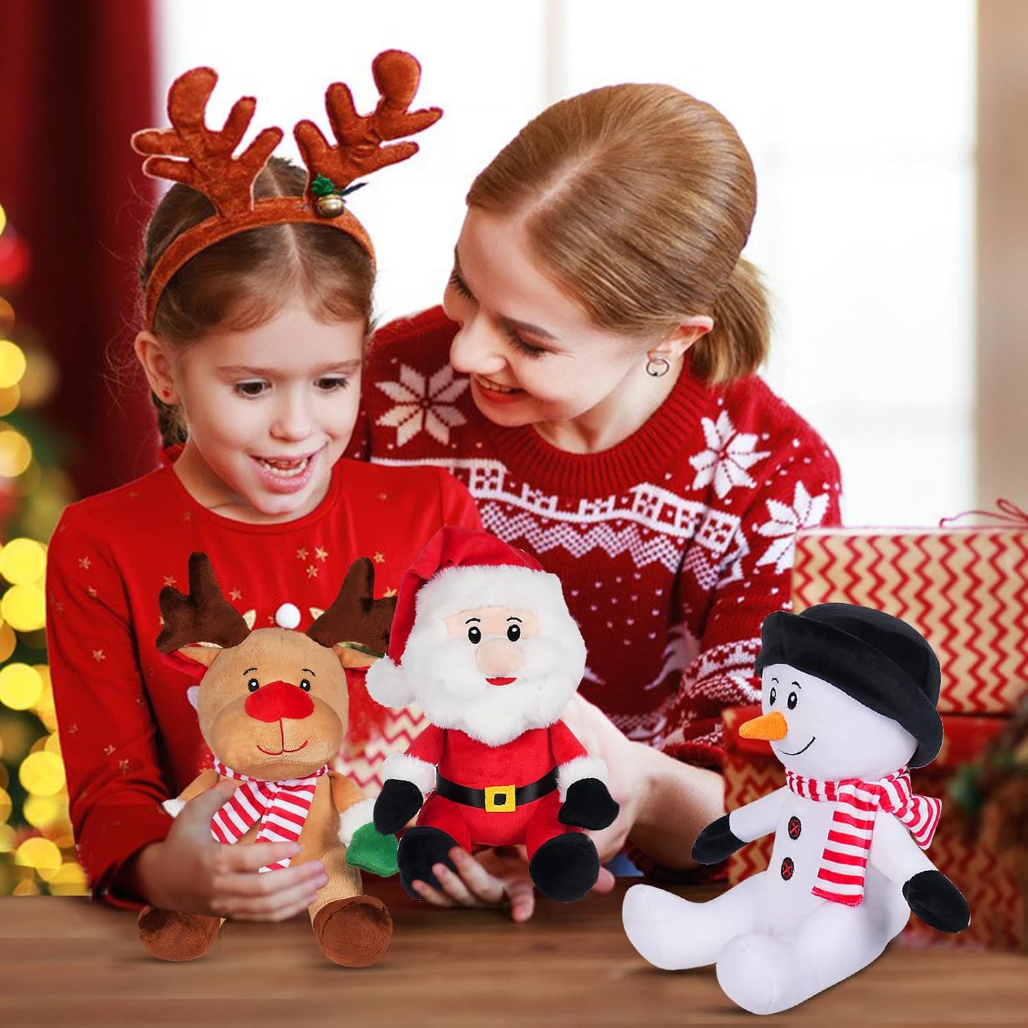 9 Christmas Reindeer Plush Ideal Gift for Kids