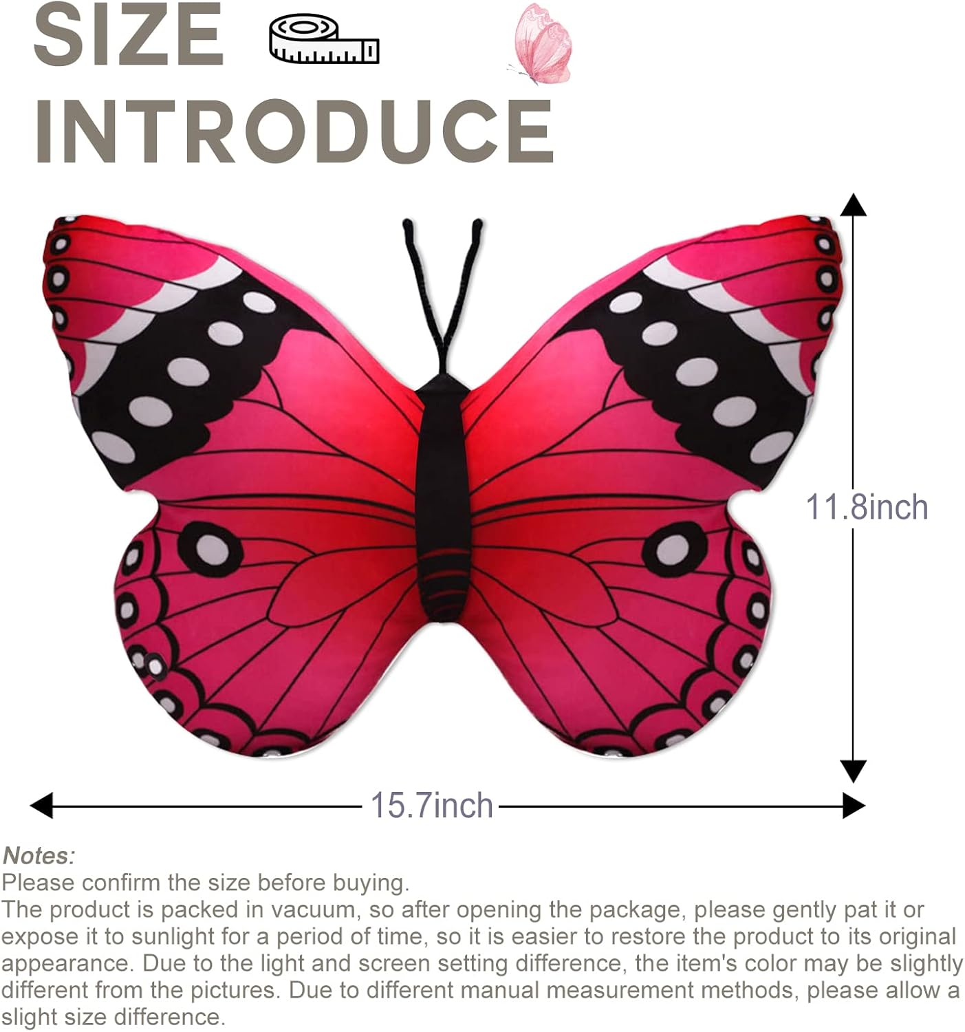 CHELEI2019 157 Butterfly Plush Pillow Toy