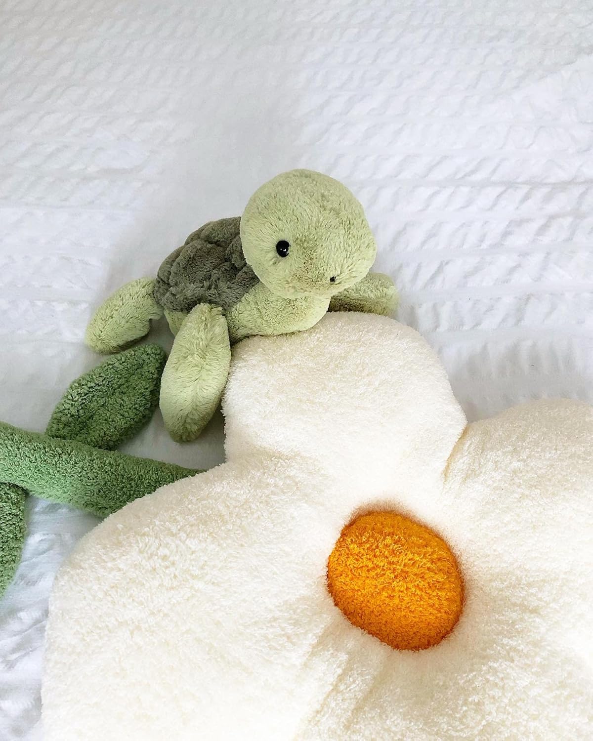 EASELR Weighted Plush Turtle Pillow Toy for Kids and Adults