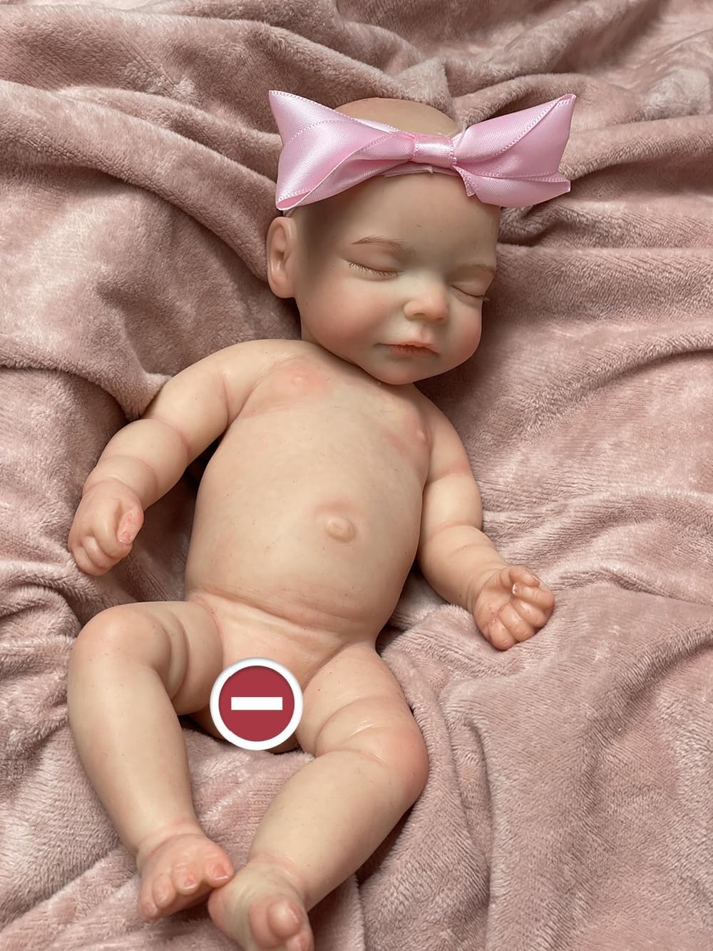 Abenduot 10inch Realistic Silicone Reborn Baby Doll