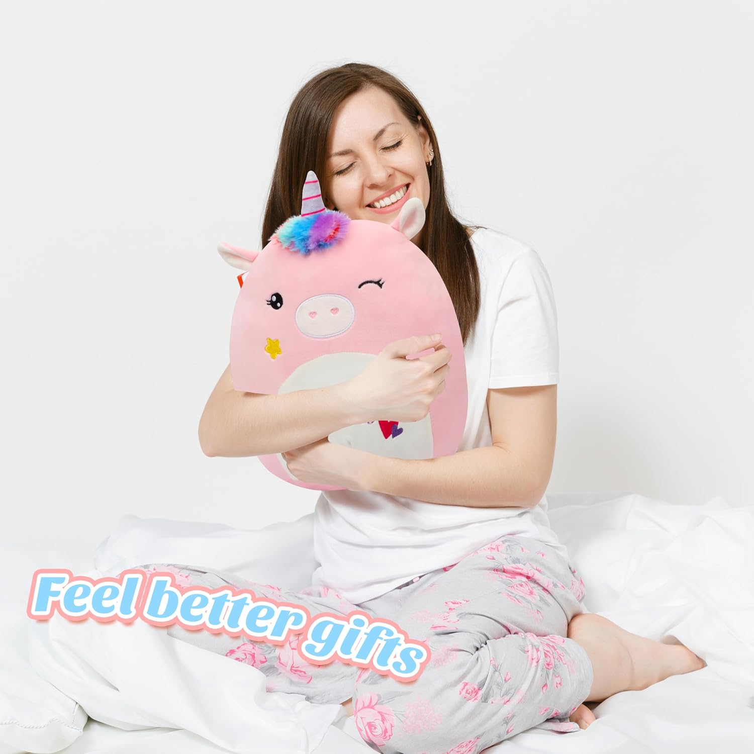Easfan Get Well Soon Unicorn Plush Pillow 1