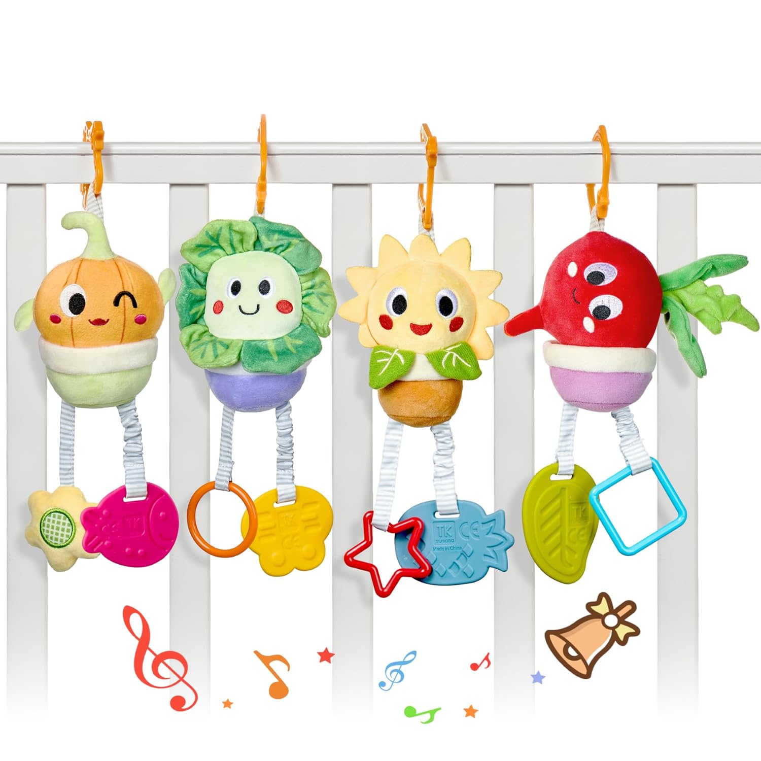 TUMAMA Baby Stroller Toys 0-12 Months