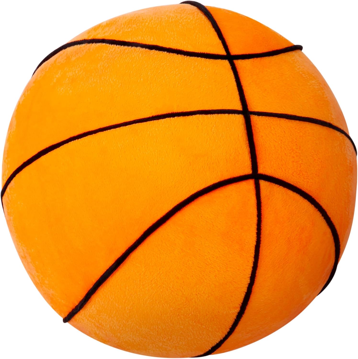 OurHonor Basketball Pillow Fluffy 3D Stuffed Ball Decor