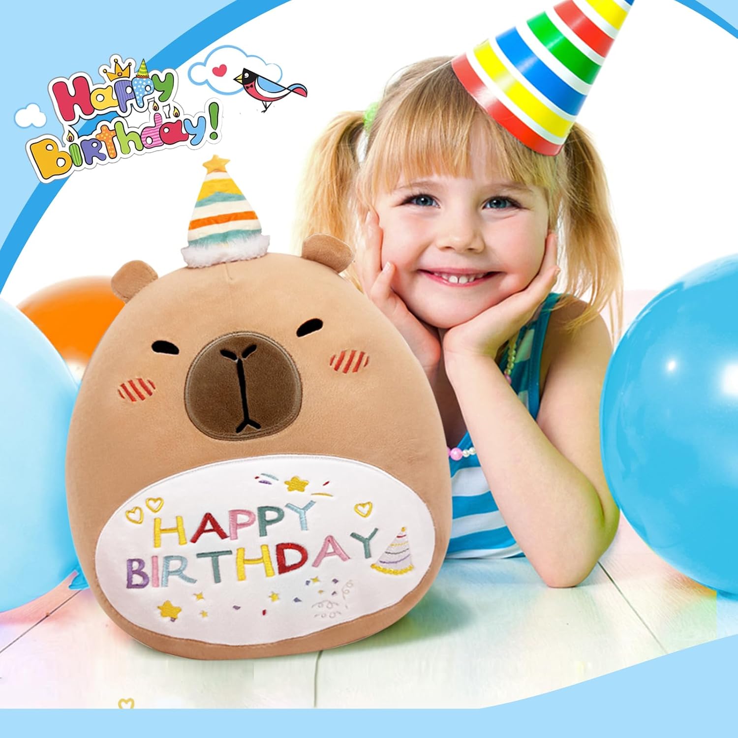 TITQWOP 14 Capybara Plush Pillow Toy for Kids