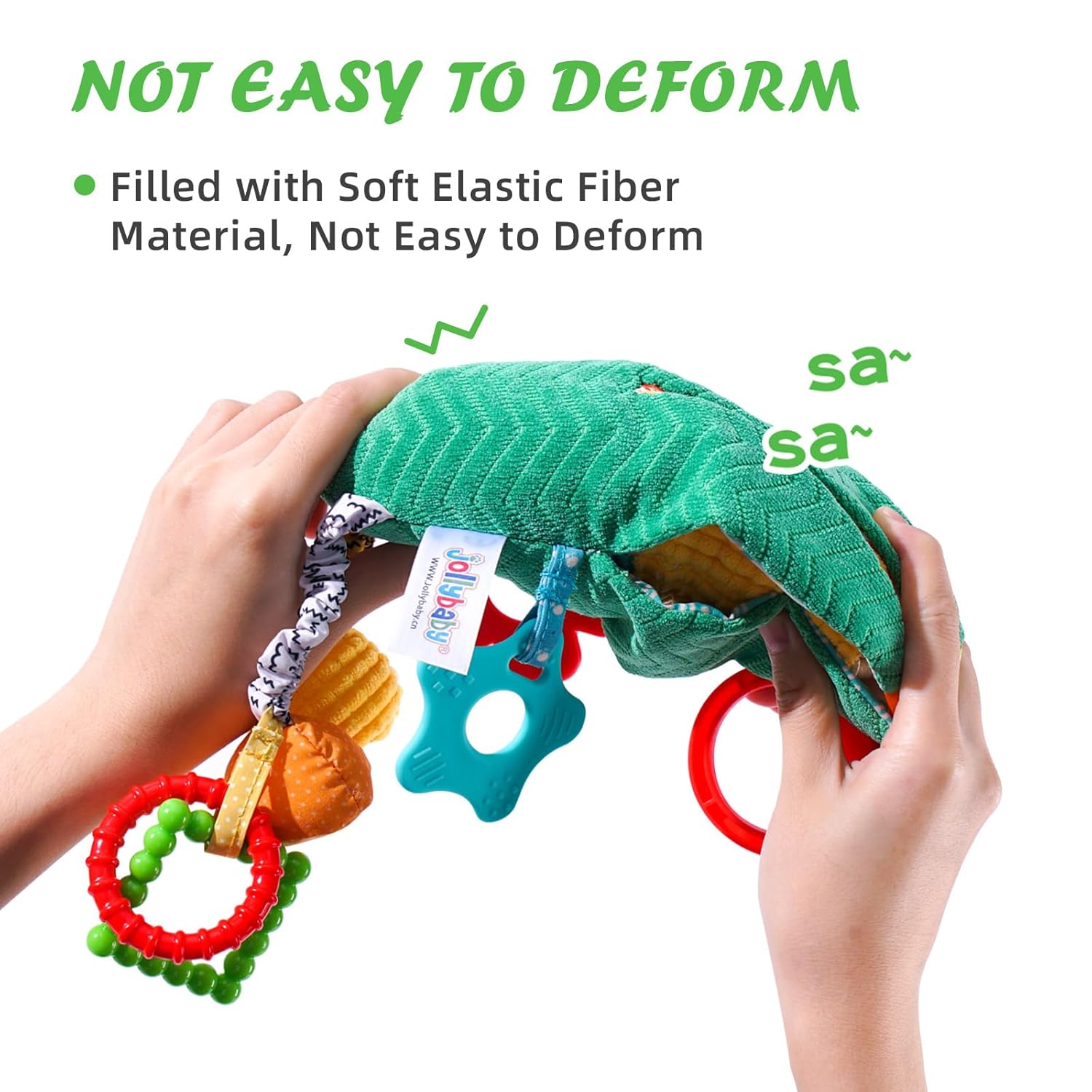 Jollybaby Baby Rattles Hanging Toys for Car Seat Crib Stroller Gym