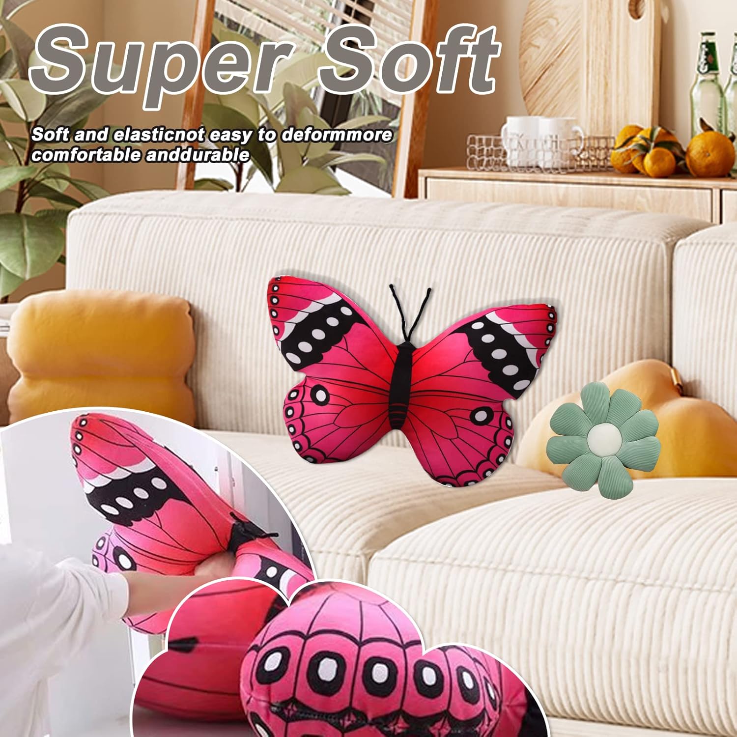 CHELEI2019 157 Butterfly Plush Pillow Toy