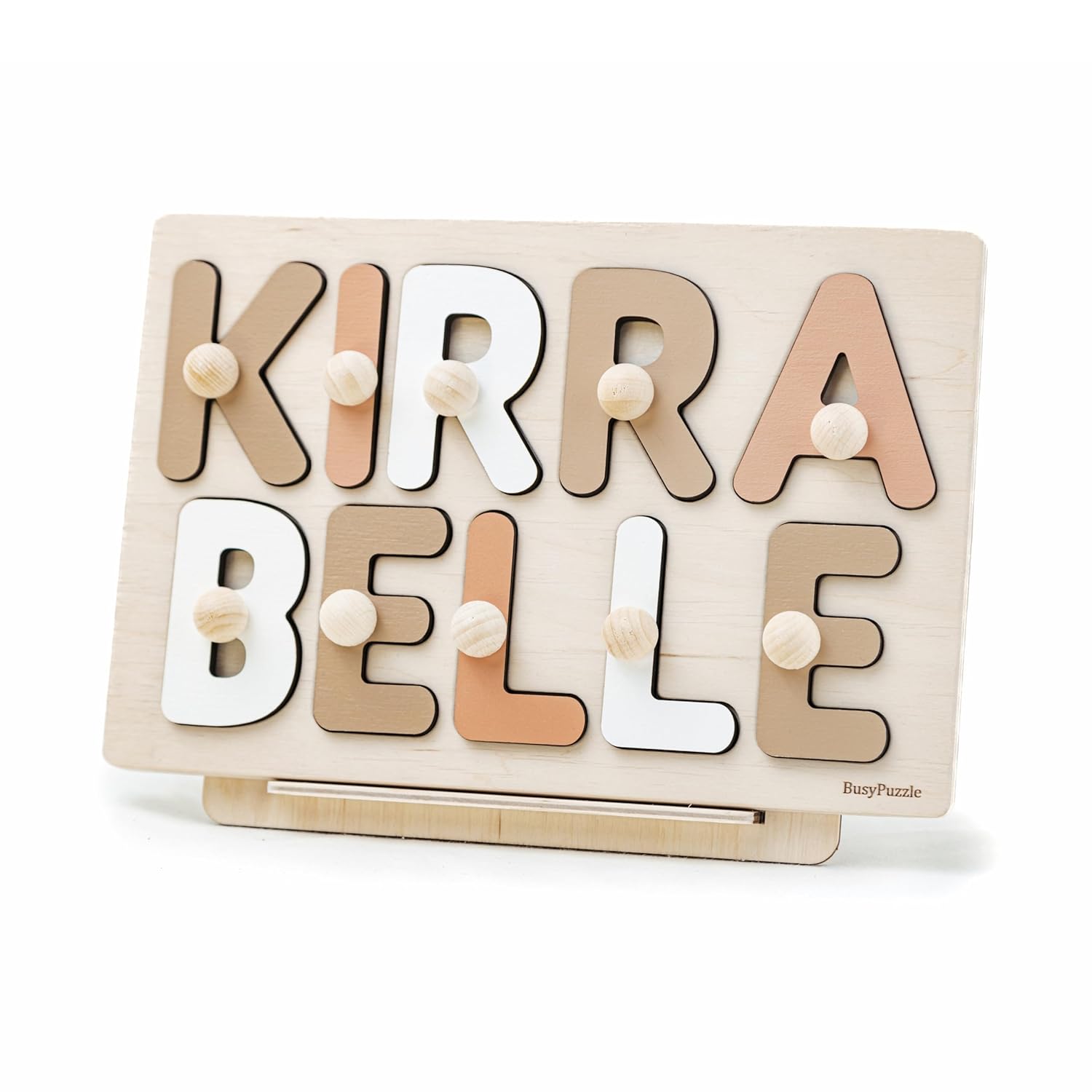 Personalized Wooden Name Puzzle for Baby 1