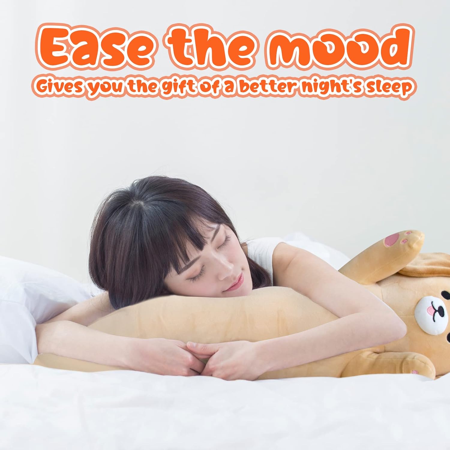 JIAJEGTGT Long Dog Plush Pillow 26 Inch