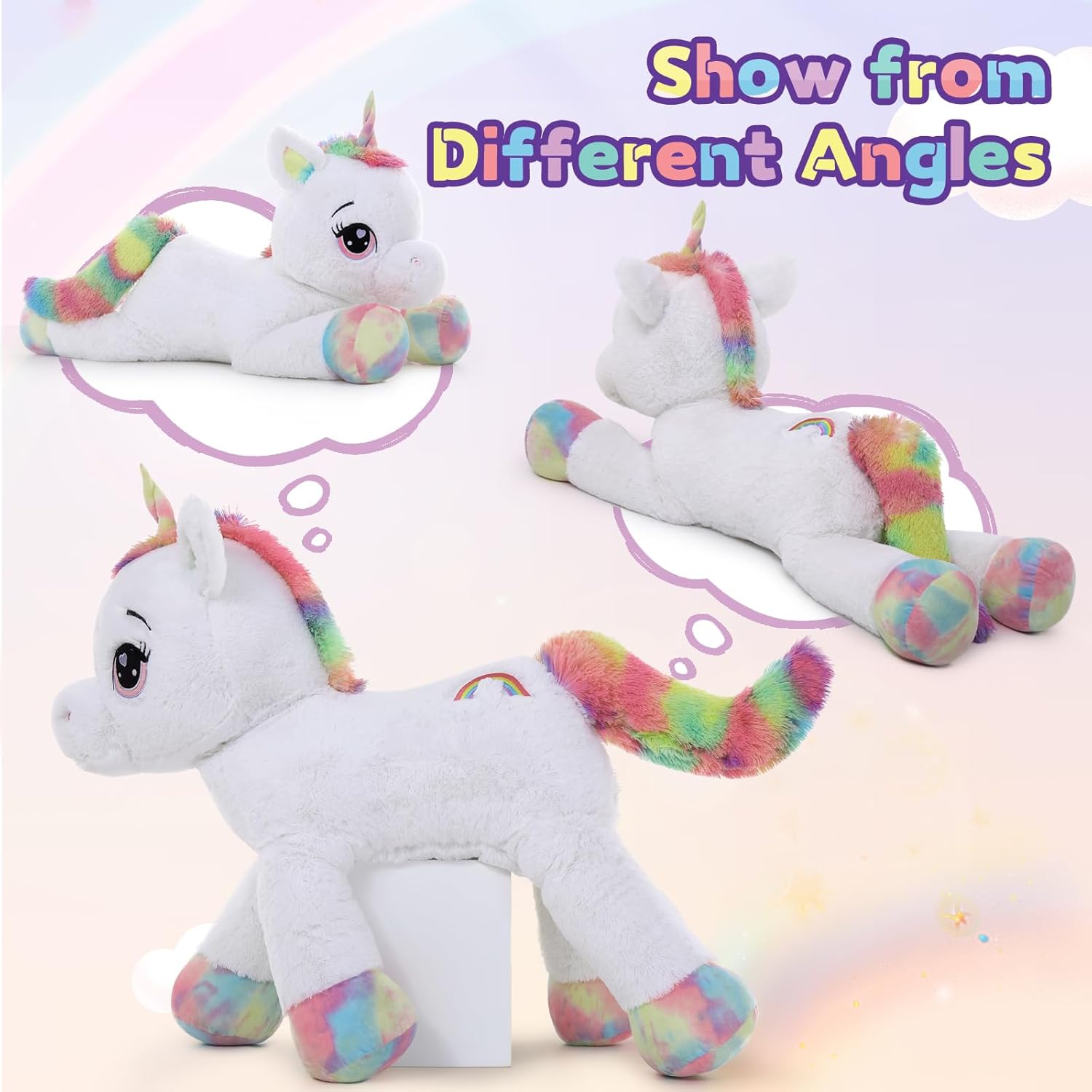 MaoGoLan 43 Giant Unicorn Plush Pillow