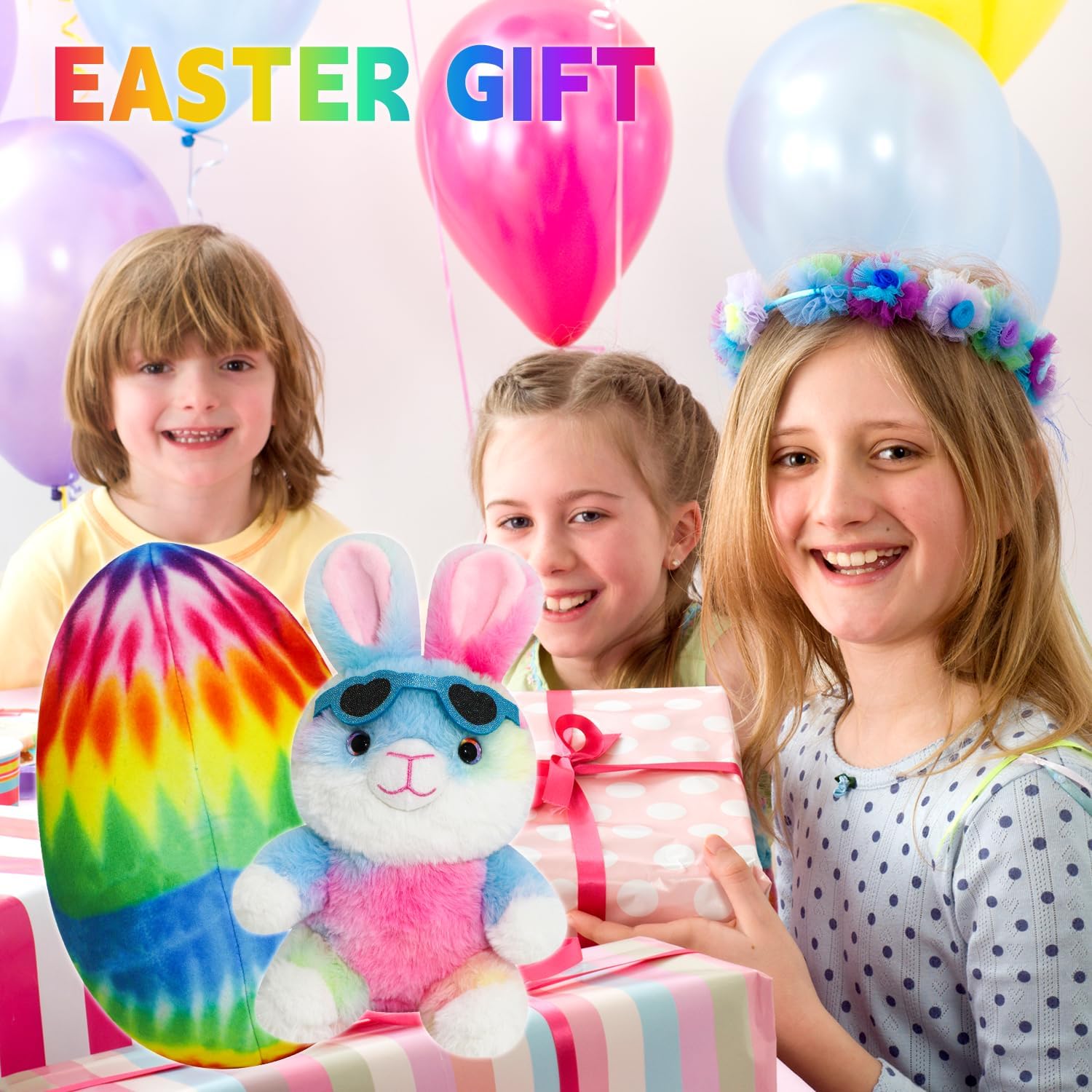 Easter Bunny Egg Toy with Hidden Zipper