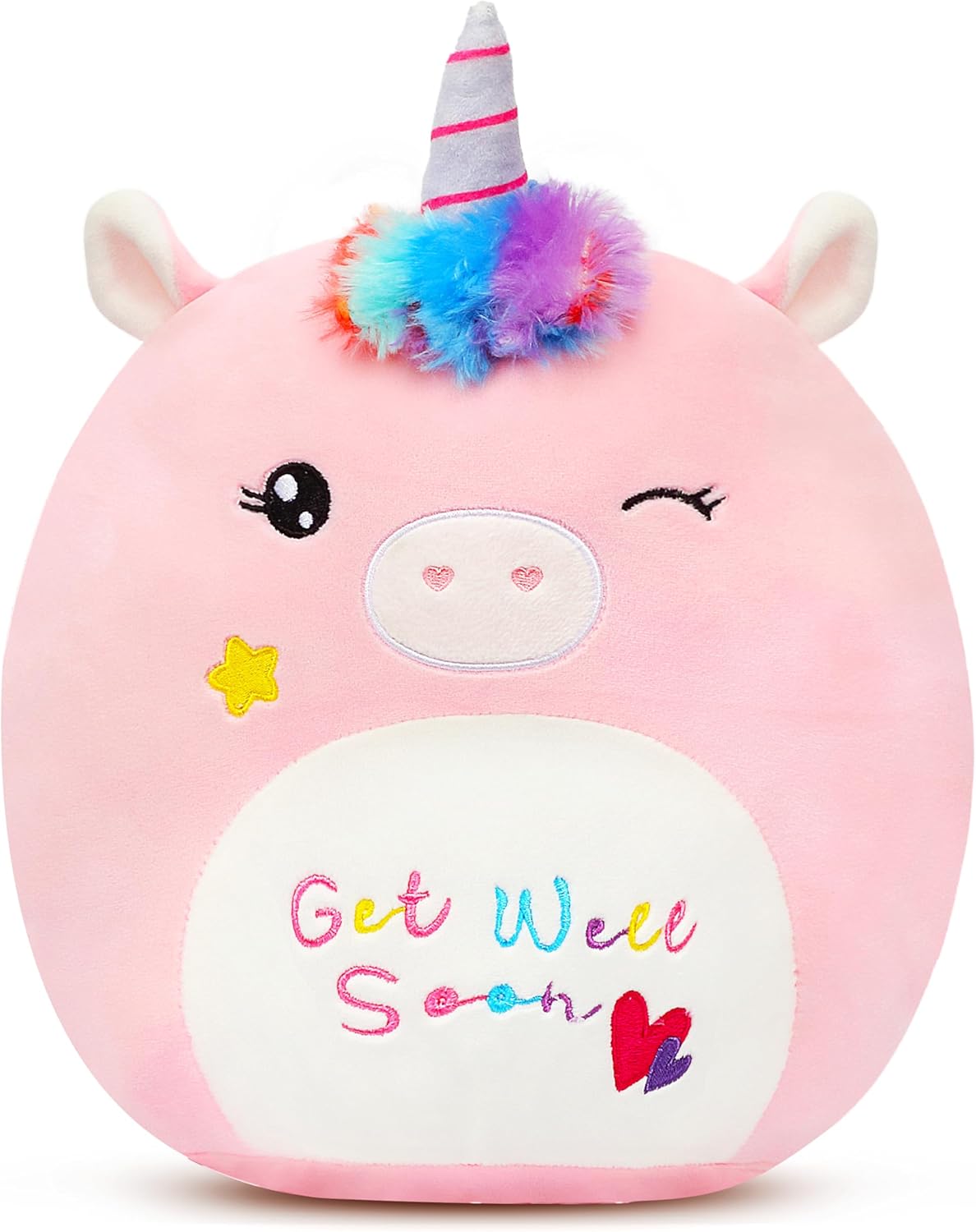 Easfan Get Well Soon Unicorn Plush Pillow 1