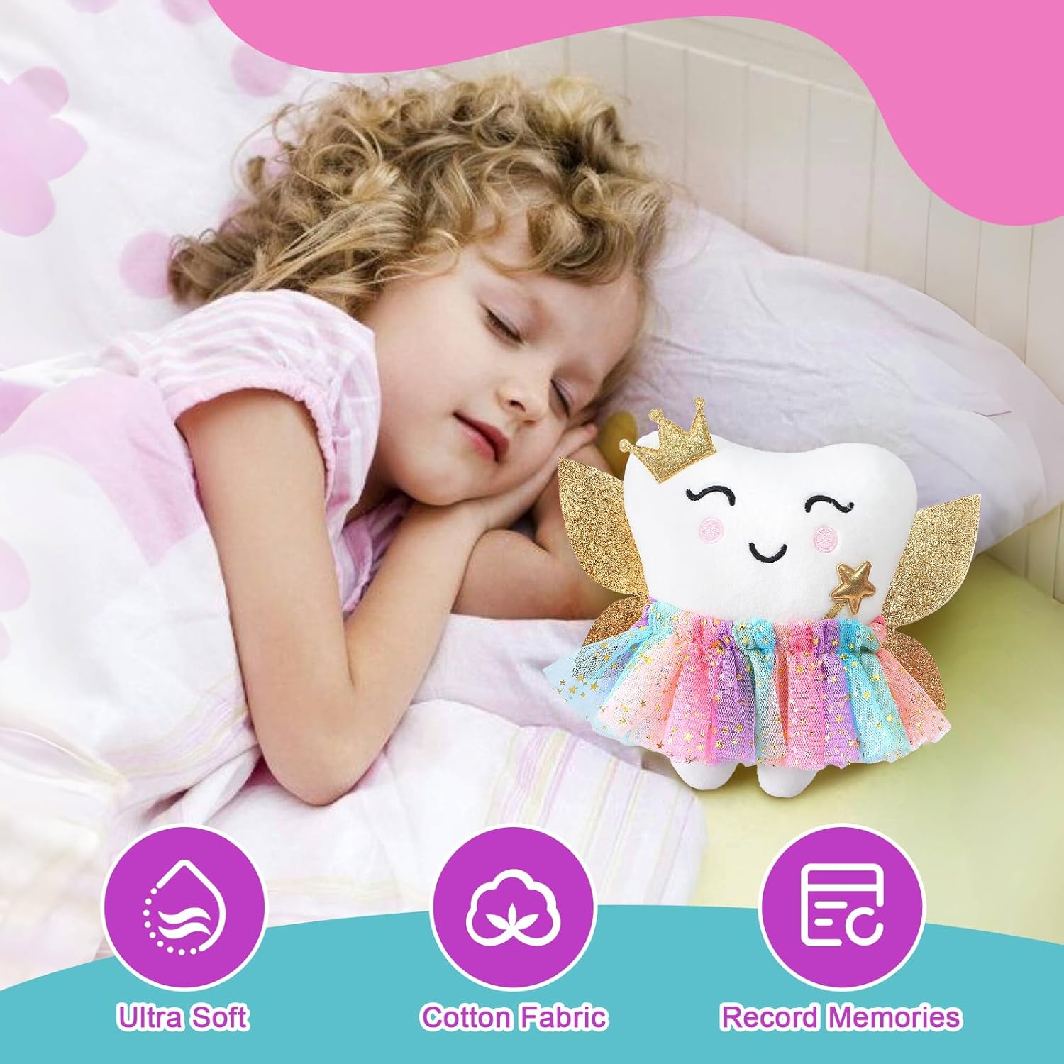GC Kids Tooth Pillow Toy Set 5 Pieces