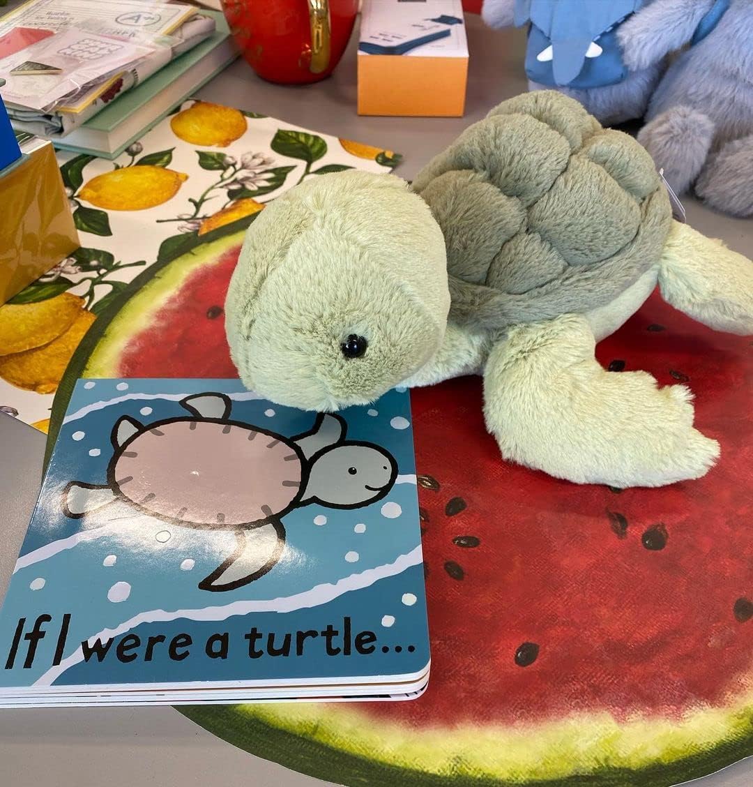 EASELR Weighted Plush Turtle Pillow Toy for Kids and Adults