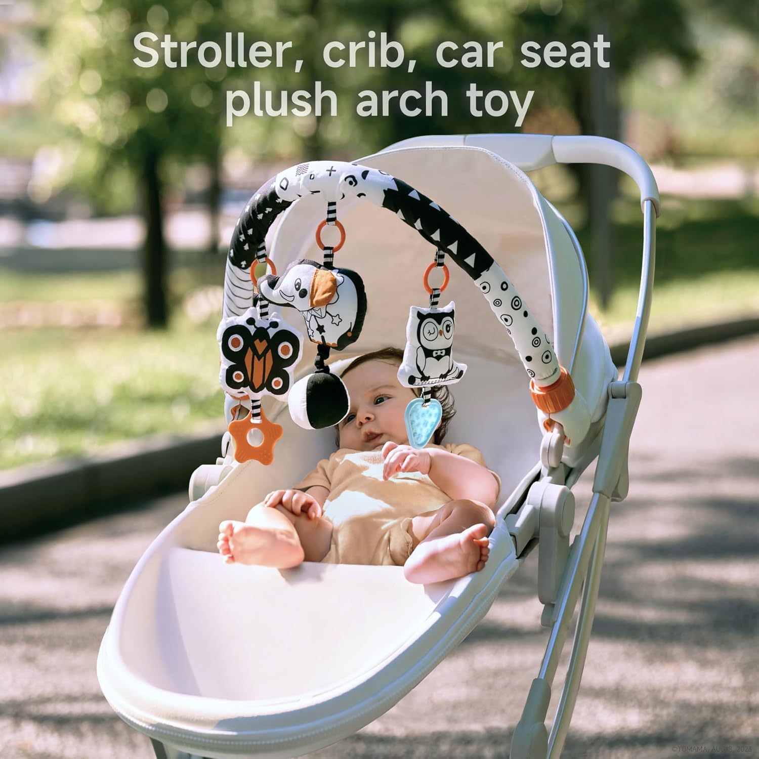 TUMAMA Car Seat Toys for Babies 0-6 Months 1