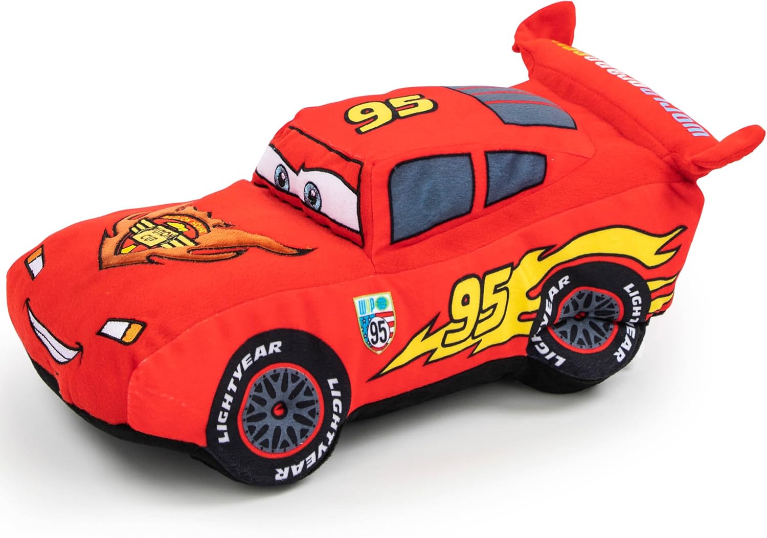 Cars Plush Lightning McQueen Pillow Buddy - 19 Inch Red