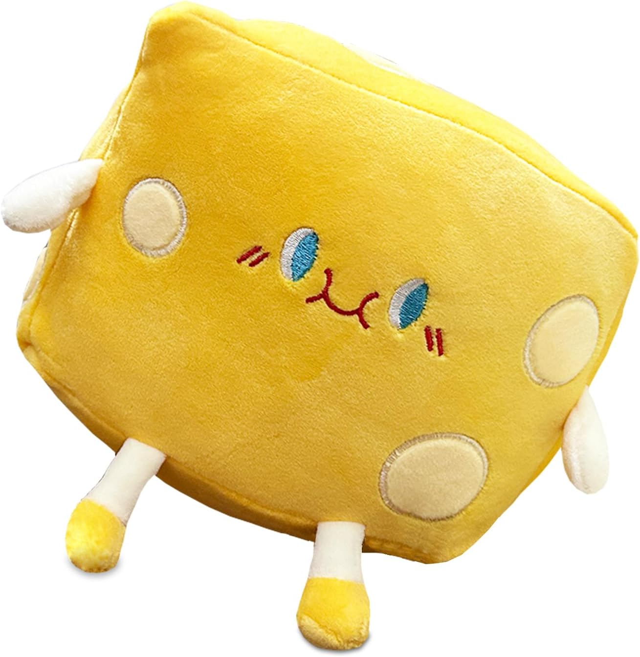 Cheese Stuffed Plush Pillow - Kids Toy for Home Decor