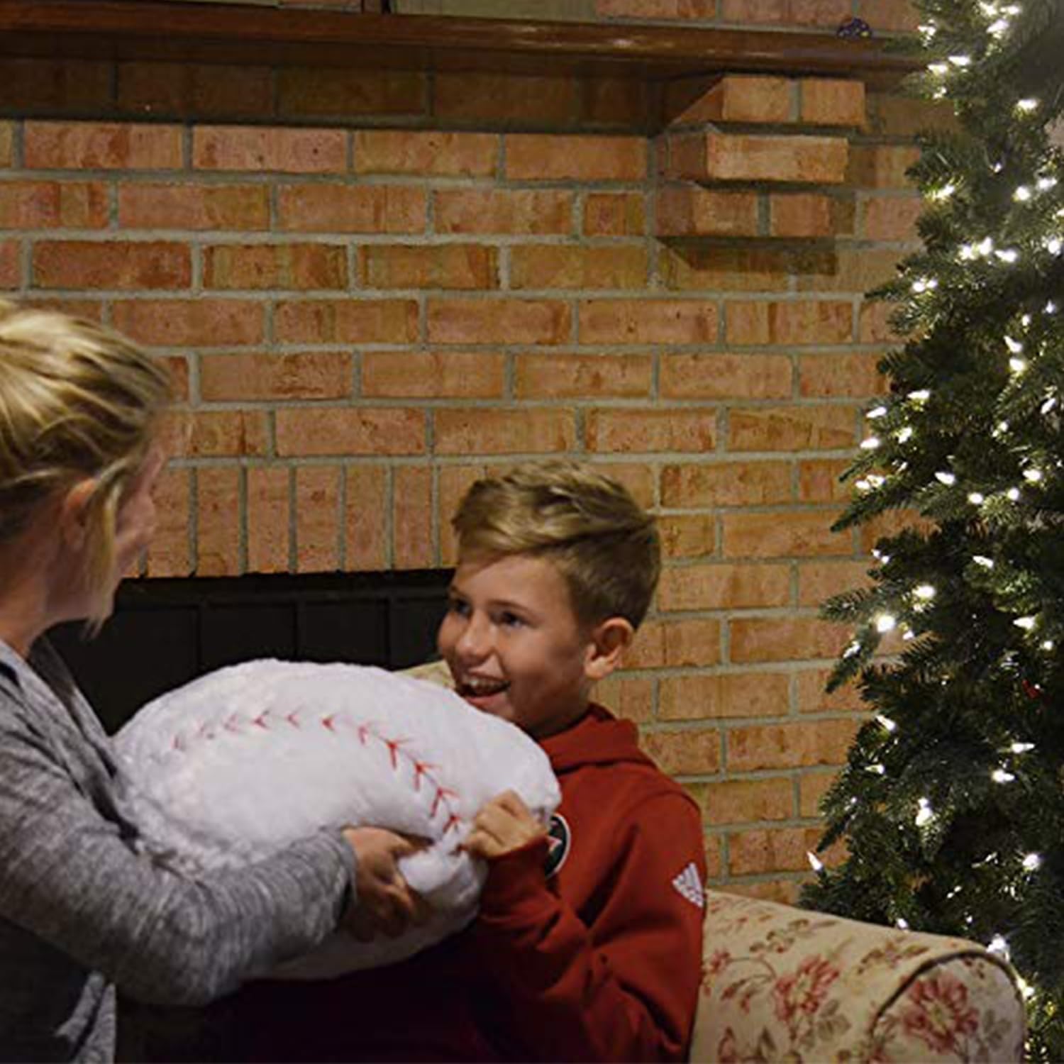 CatchStar Baseball Plush Pillow for Boys 8-12