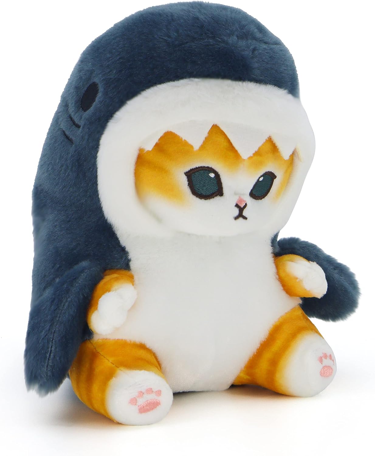 CNAANA Kawaii Shark Cat Plush Toy 20cm Soft Pillow for Kids