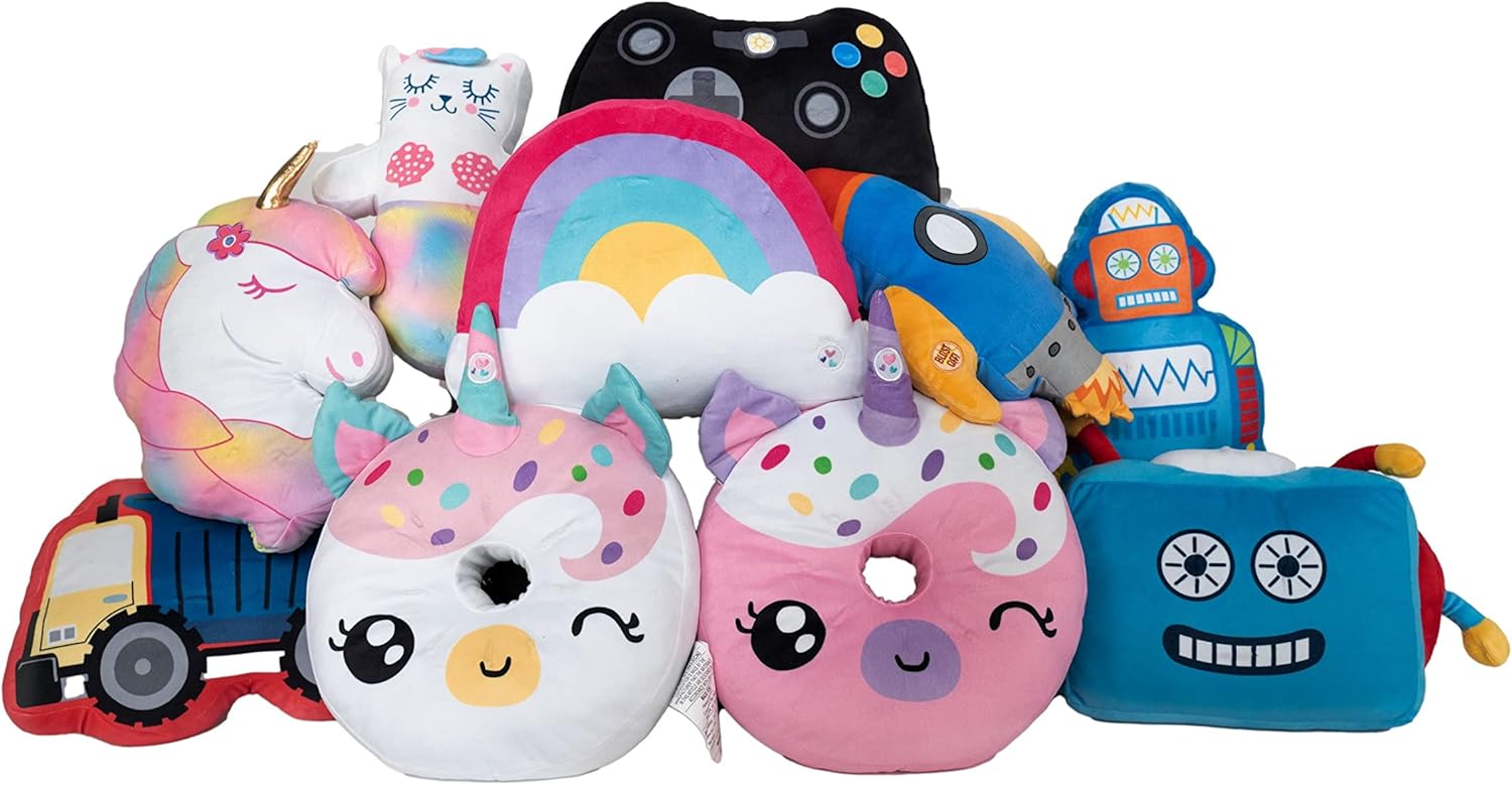 Unicorns Robots Light Up Pillow for Kids