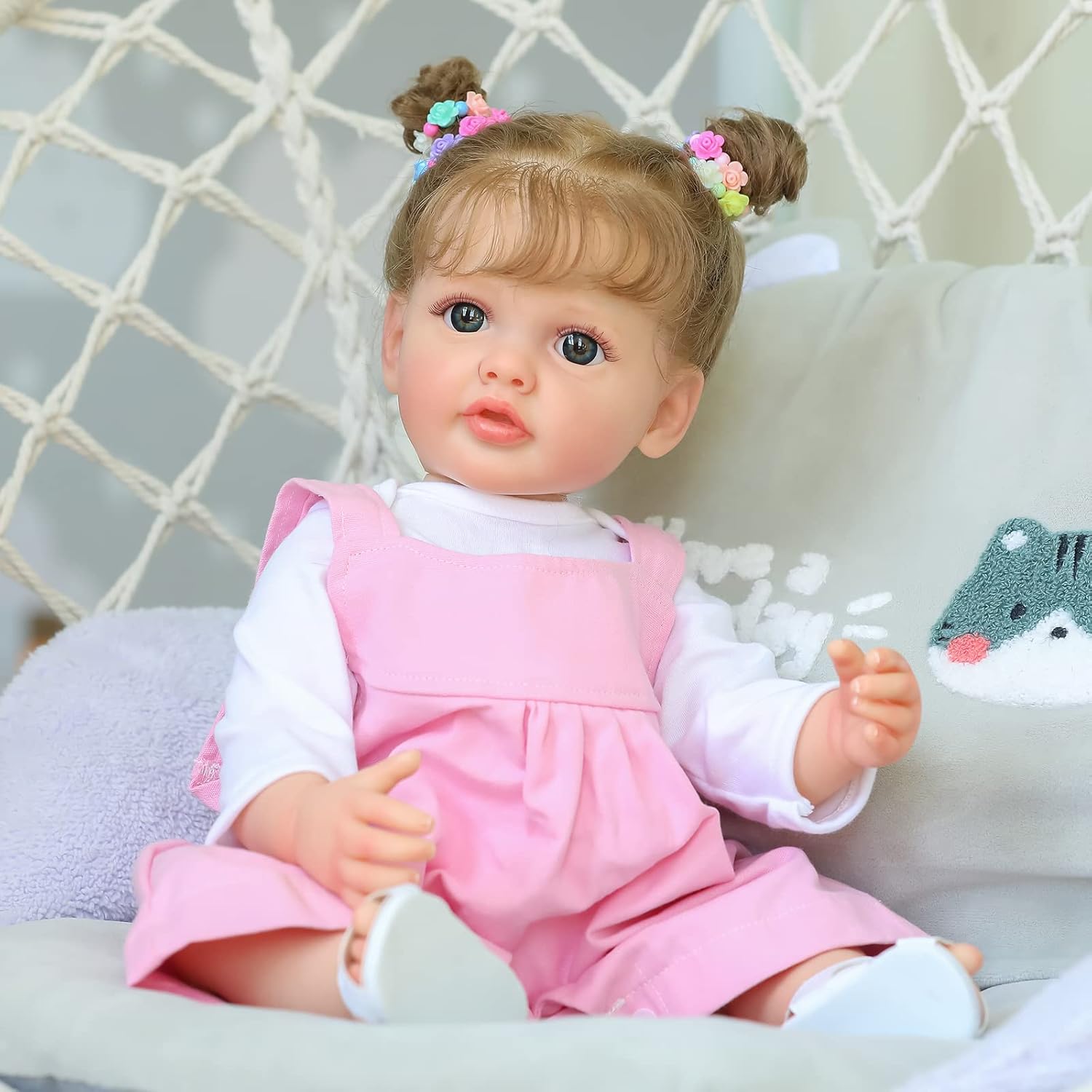 22 Inch Reborn Baby Doll for Kids Birthday Gift Set