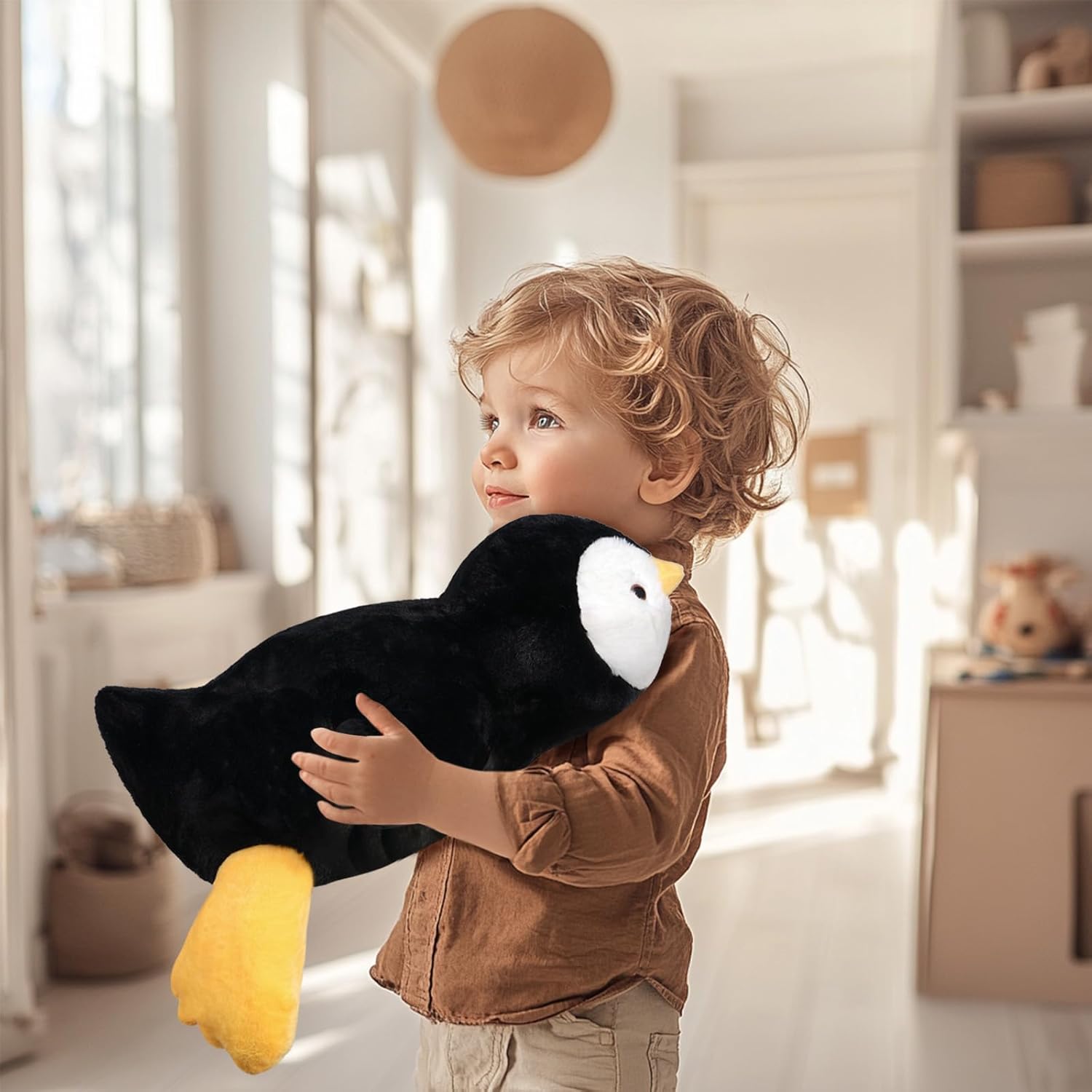 Niuniu Daddy 20 Weighted Penguin Plush Toy for Adults Kids