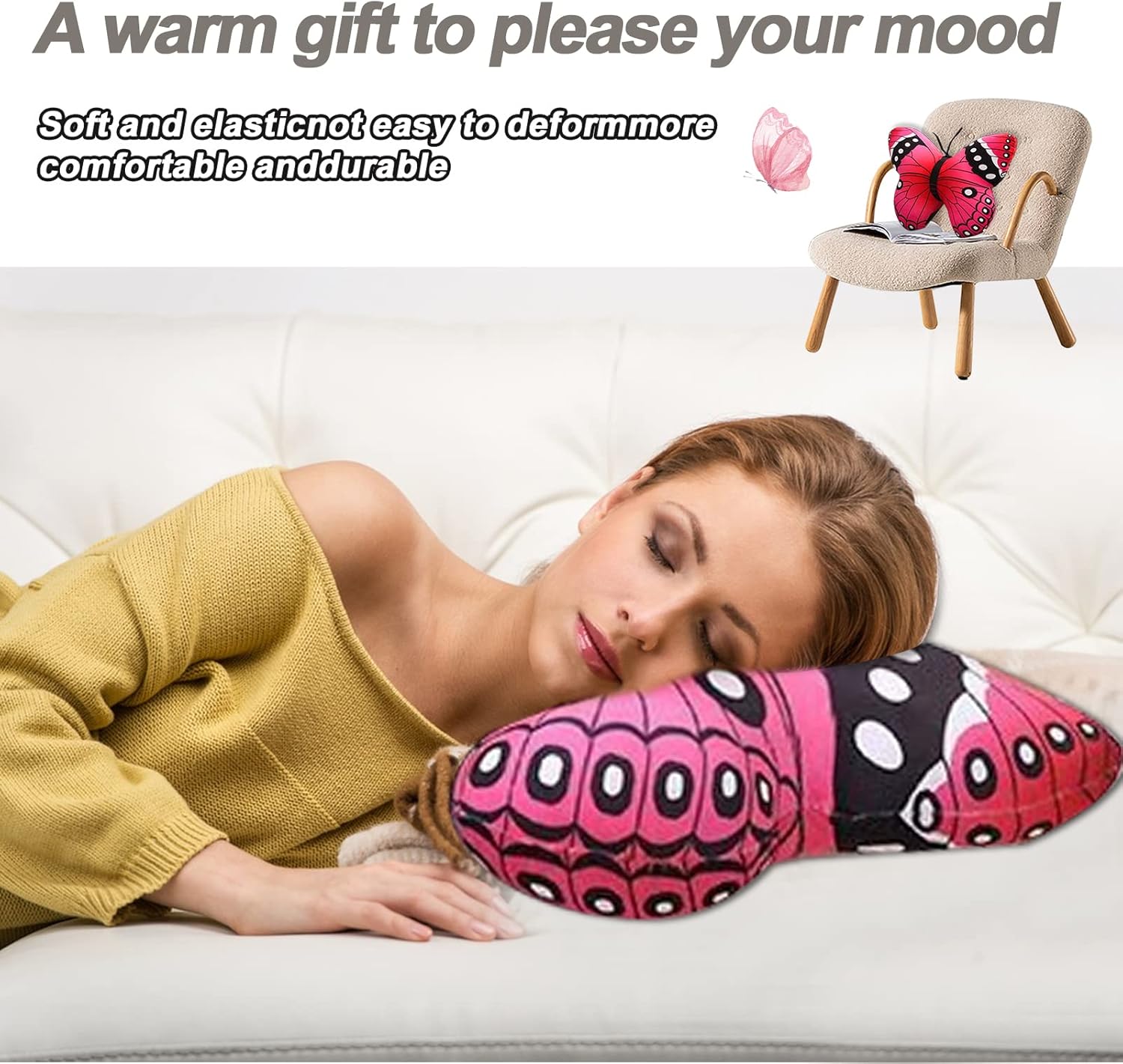 CHELEI2019 157 Butterfly Plush Pillow Toy