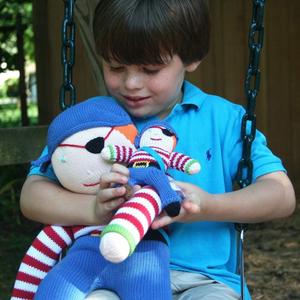 ZUBELS Baby Boys Pirate Rattle Toy 7-Inch