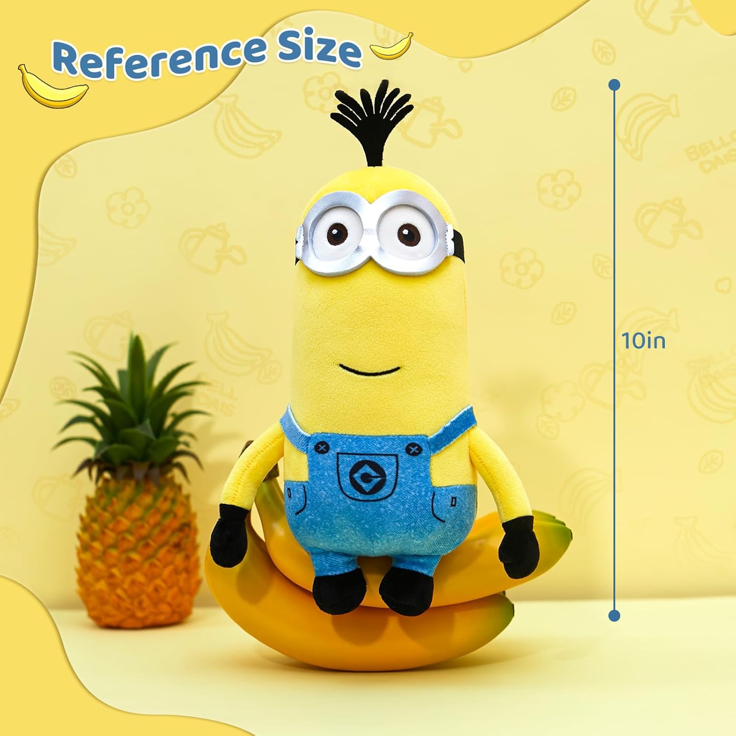 MINISO 10 Inch Kevin Minion Plush Pillow Toy