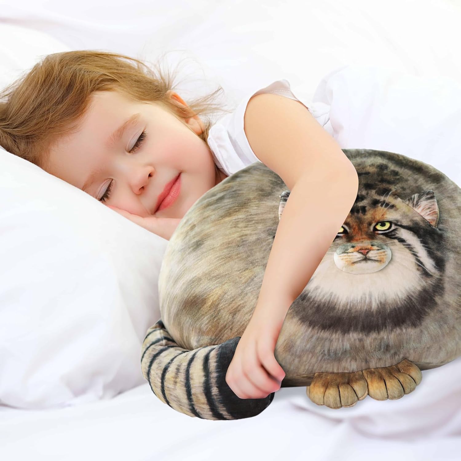 Cuddle Up Pallas Cat Plush Pillow 18in