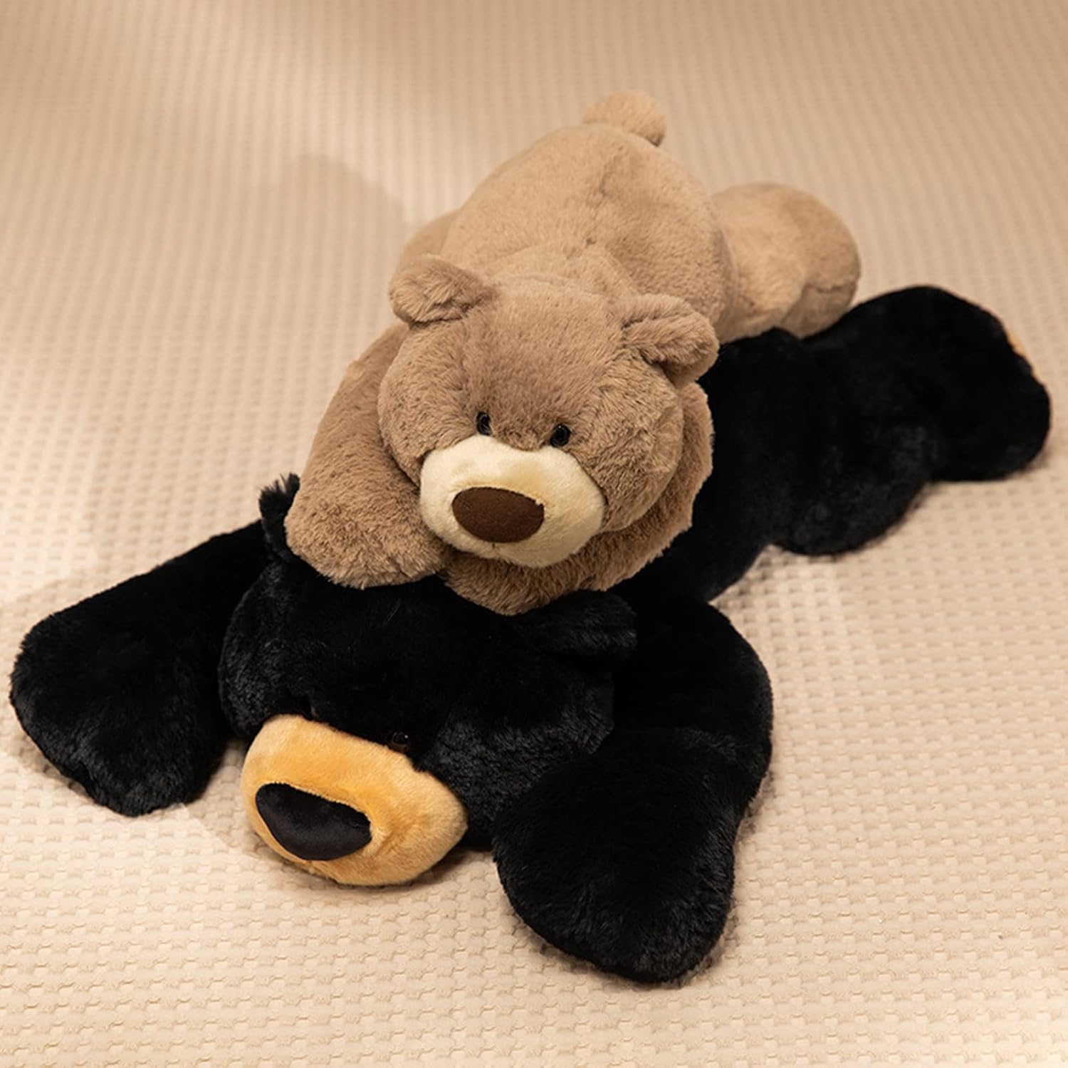 Doireum Weighted Black Bear Plush Toy 62 Lbs