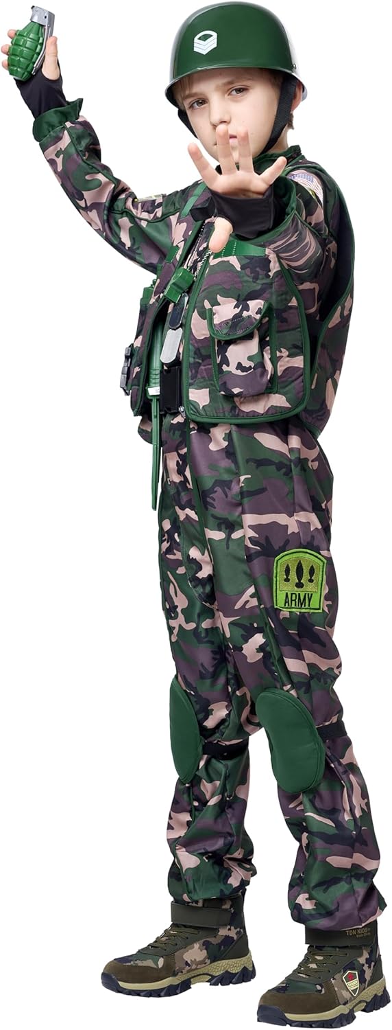 Spooktacular Creations Kids Military Costume Set 1