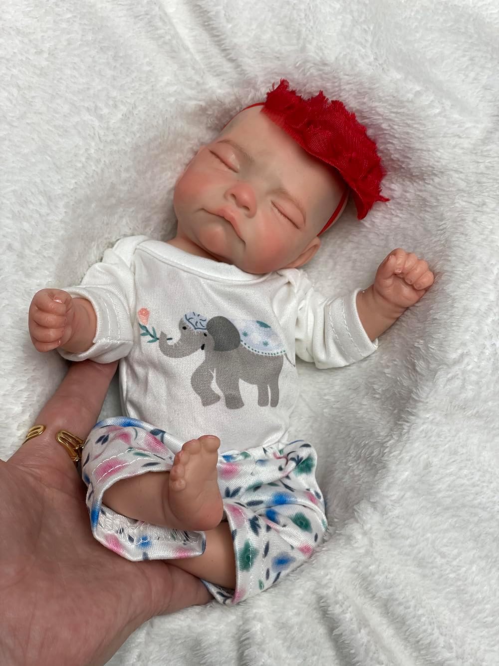 Realistic Full Body Silicone Baby Doll with Clothes Set