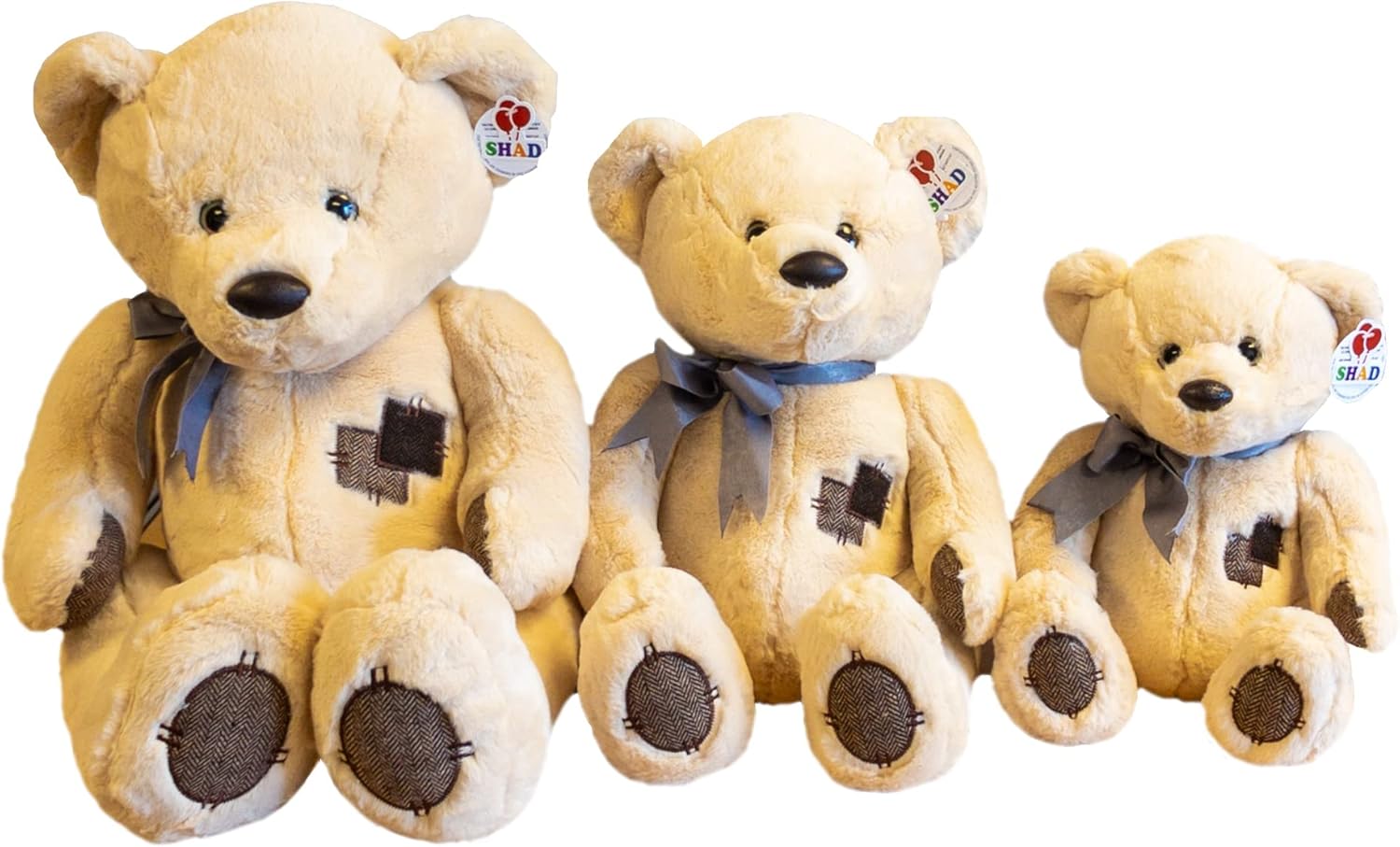 SHAD Teddy Bear Plush Toy Soft and Cuddly Stuffed Animal for Kids