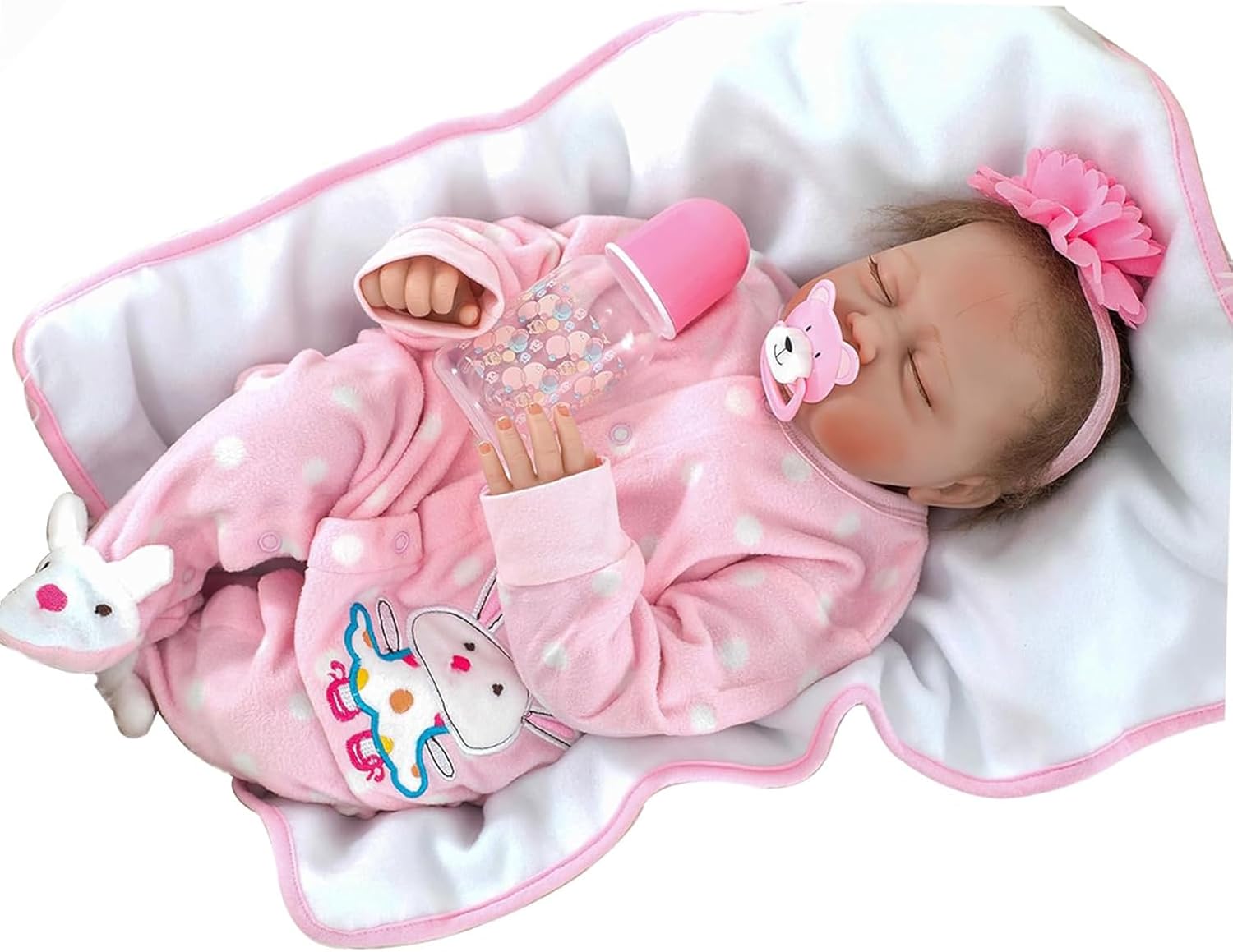 22 Inches Reborn Toddler Doll Girl with Realistic Features