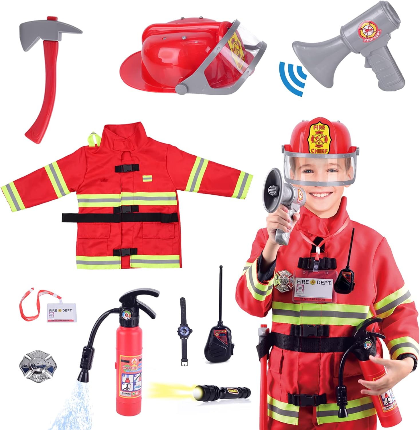 Lesheng Space Firefighter Costume for Kids 1
