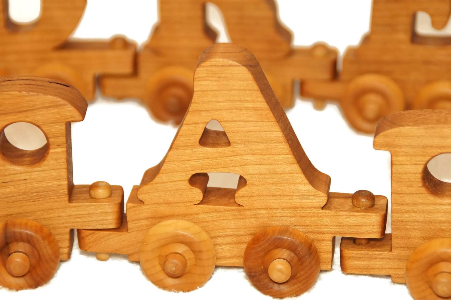 Personalized Wooden Letter Train by Little Wooden Wonders