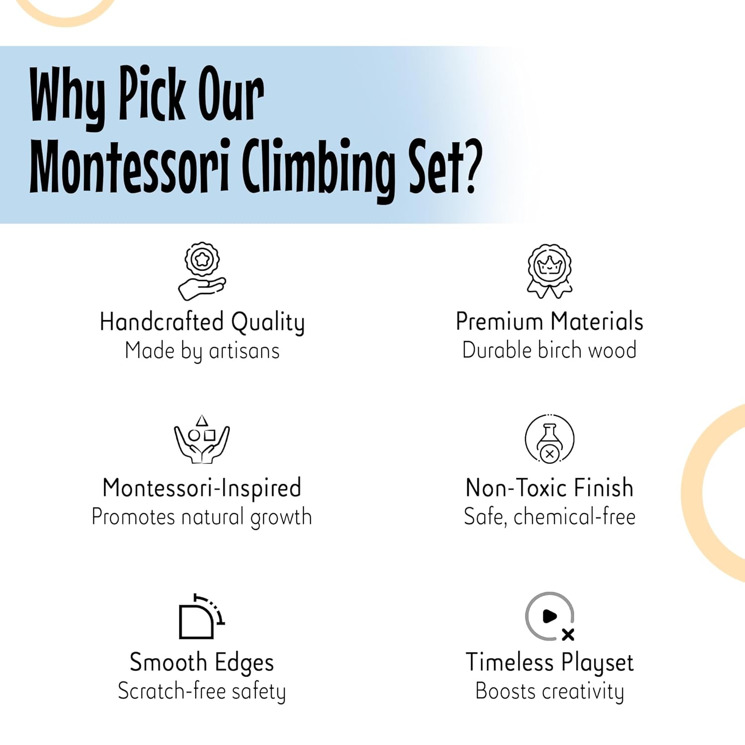 Montessori Wooden Climbing Ramp Ladder Slide in One