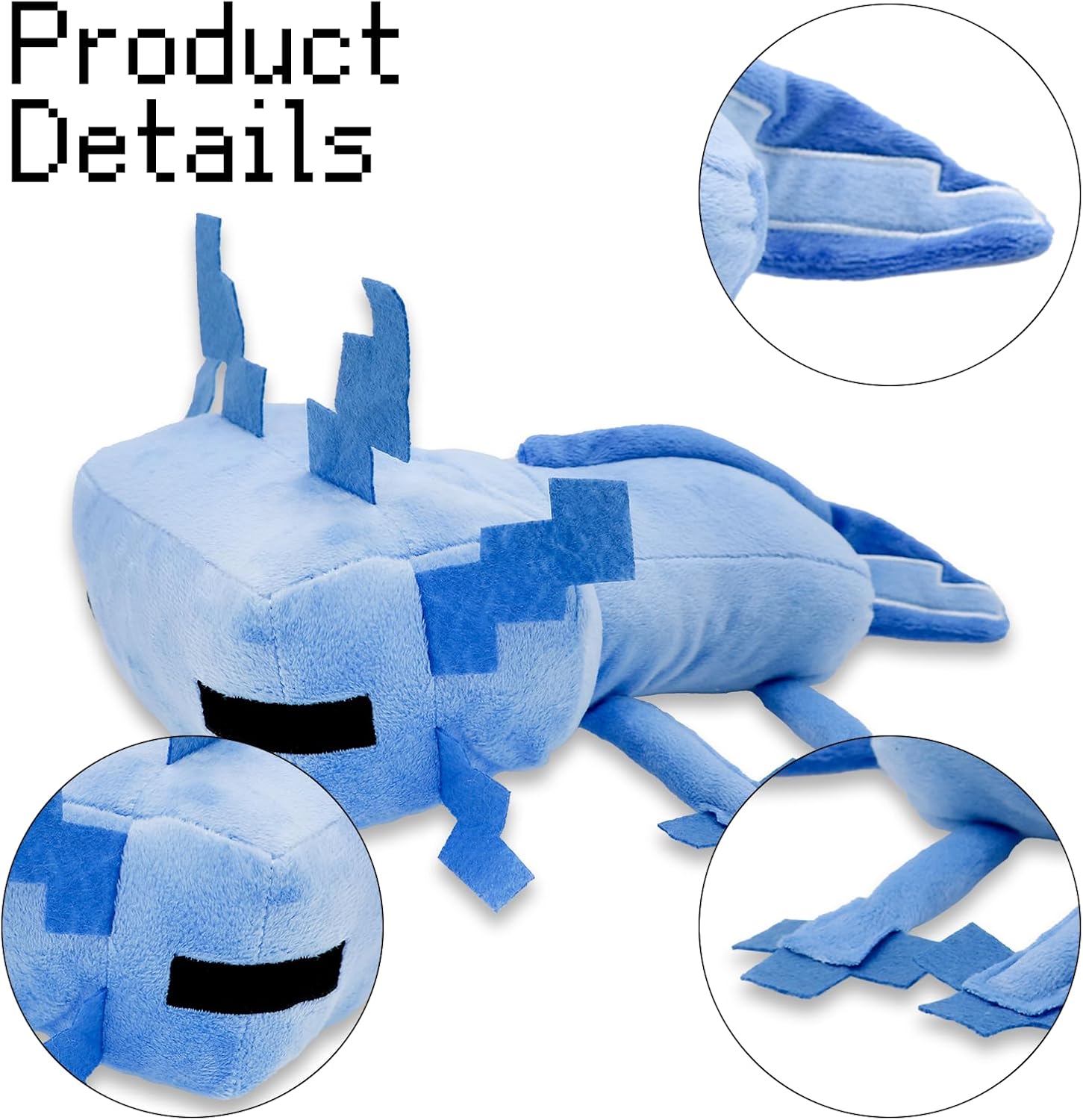 XSLWAN Axolot Plush Pillow Set 4PCS Kids Birthday Gift