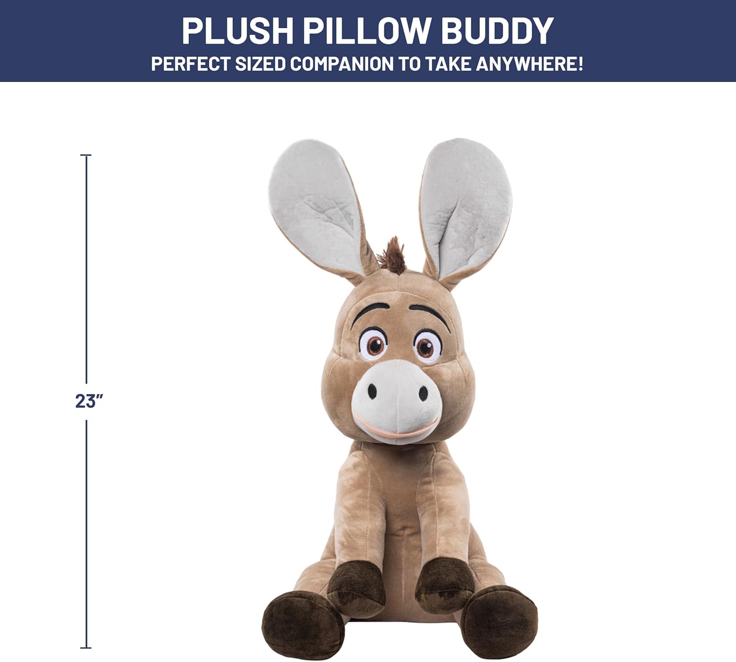 Shrek Donkey Plush Pillow Buddy - 23 Inches