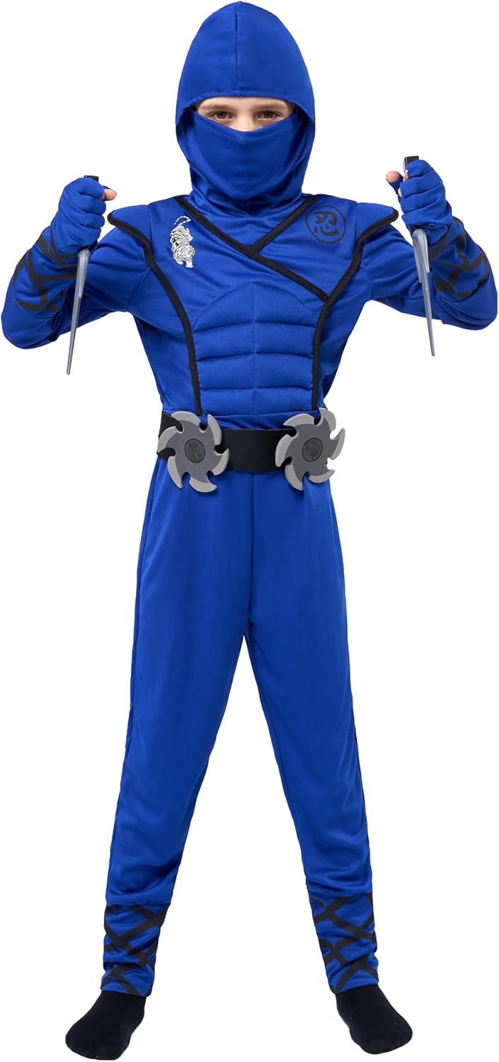 Spooktacular Halloween Ninja Costume for Kids