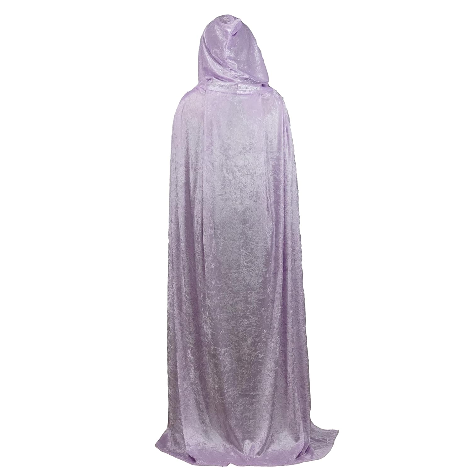 Light Purple Lavender Velvet Hooded Cape for All Sizes 1