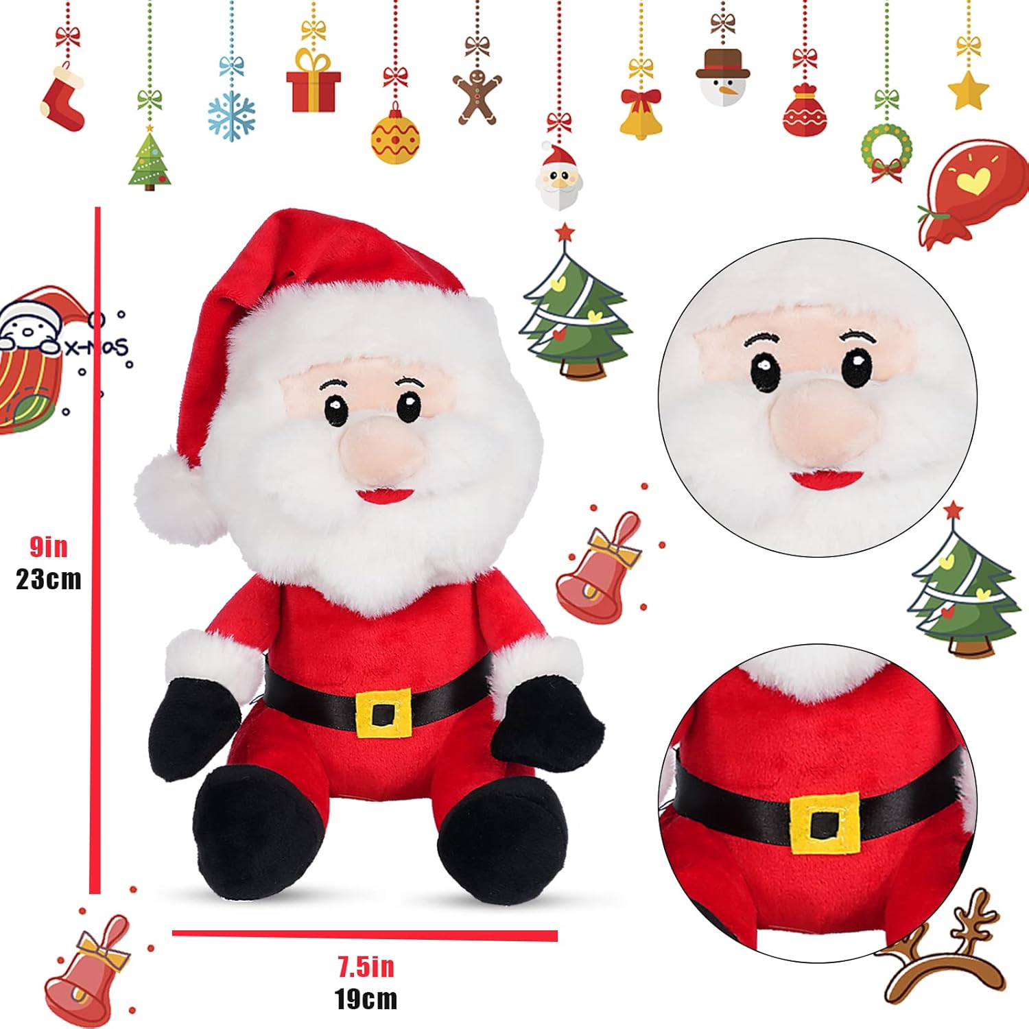 9 Christmas Reindeer Plush Ideal Gift for Kids